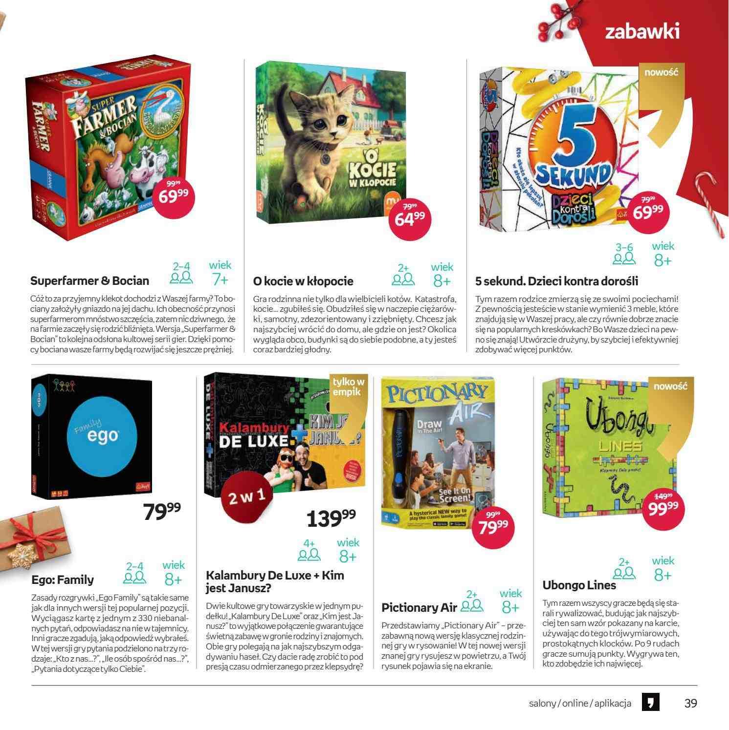 Gazetka promocyjna empik str. 39