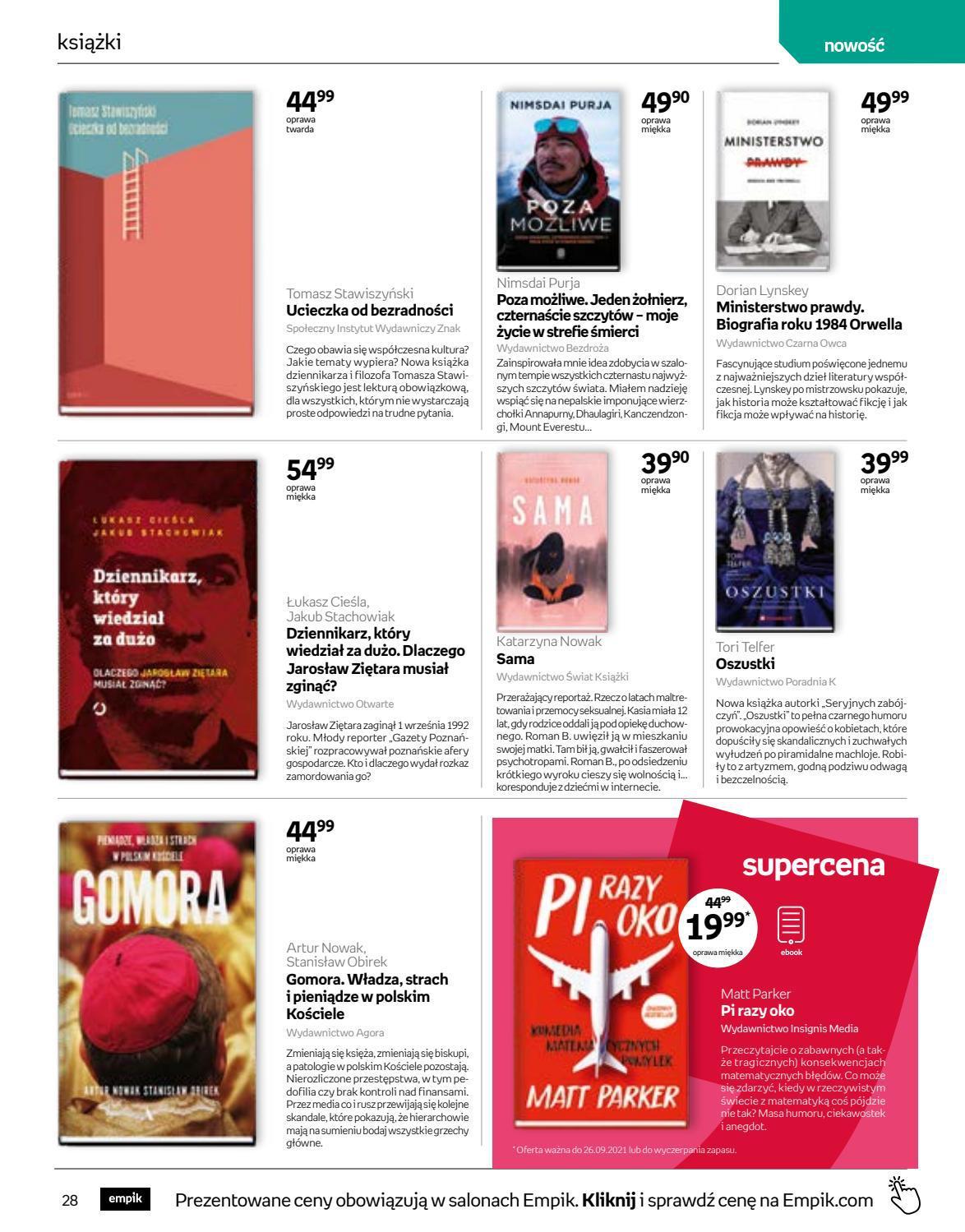 Gazetka promocyjna empik str. 28