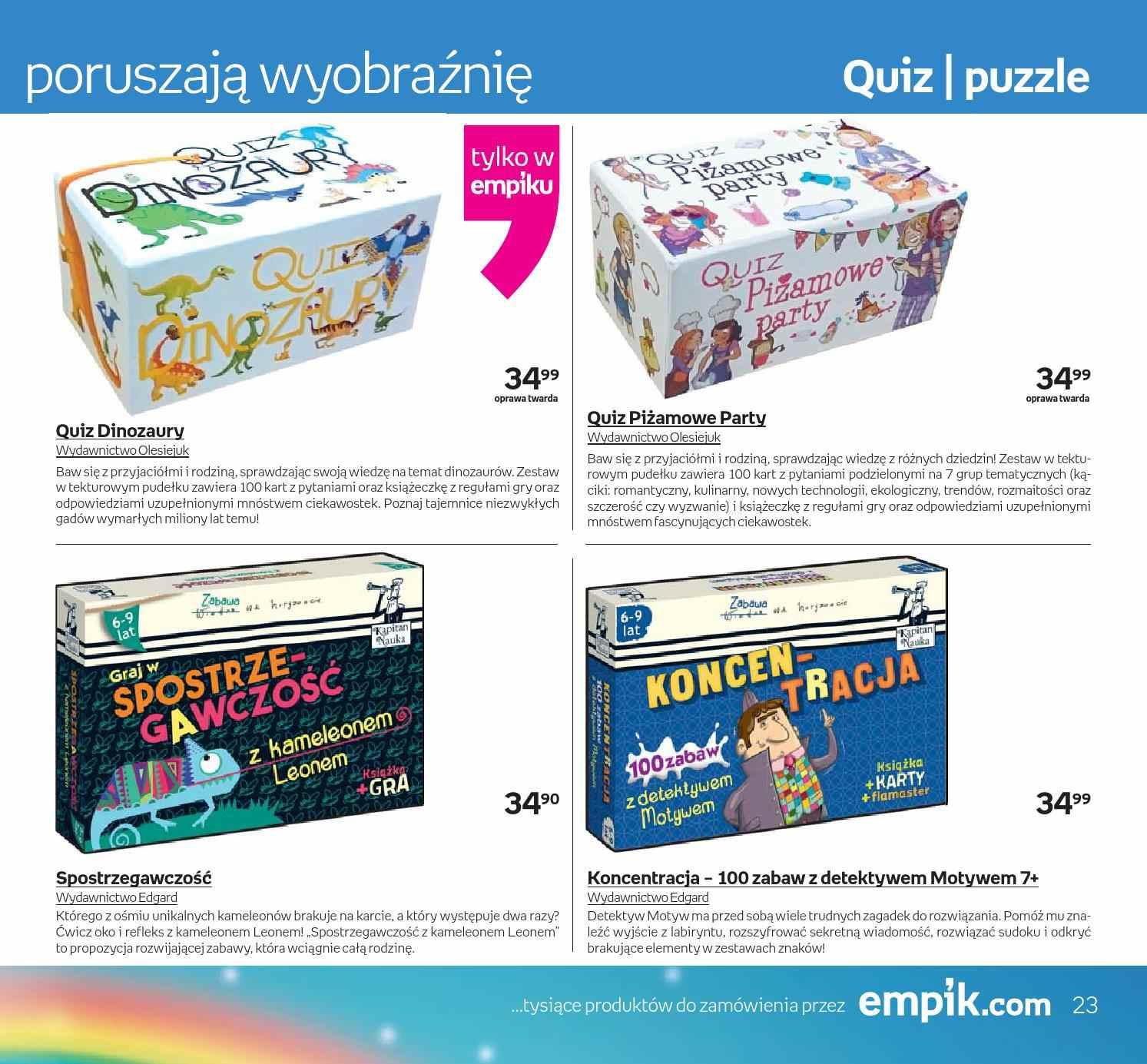 Gazetka promocyjna empik str. 23