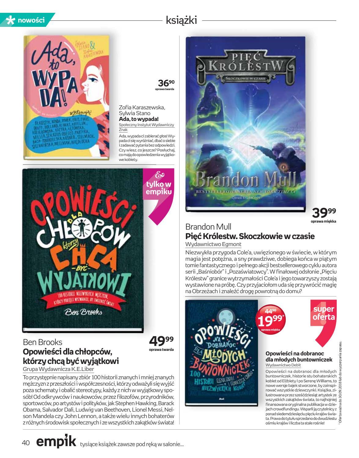 Gazetka promocyjna empik str. 40