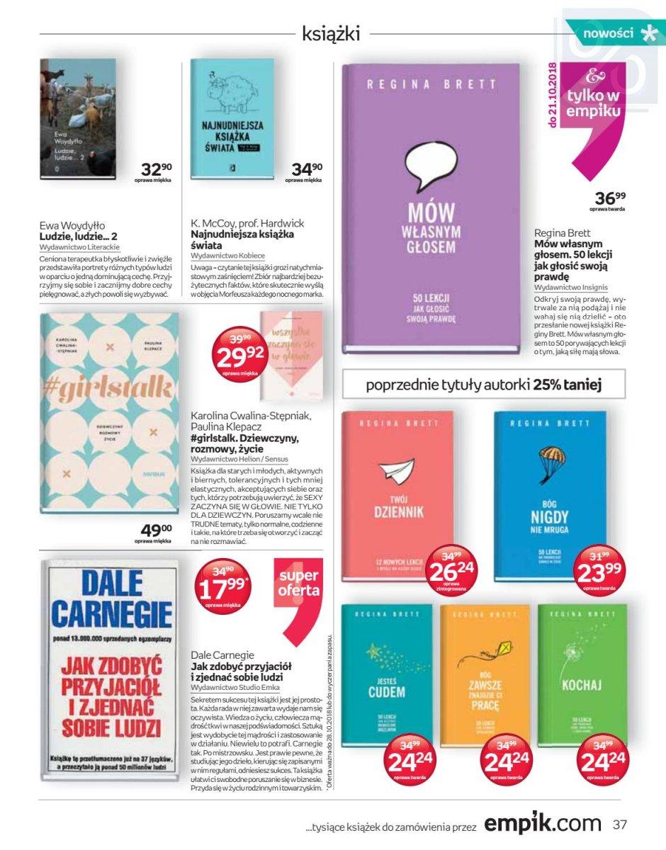 Gazetka promocyjna empik str. 37