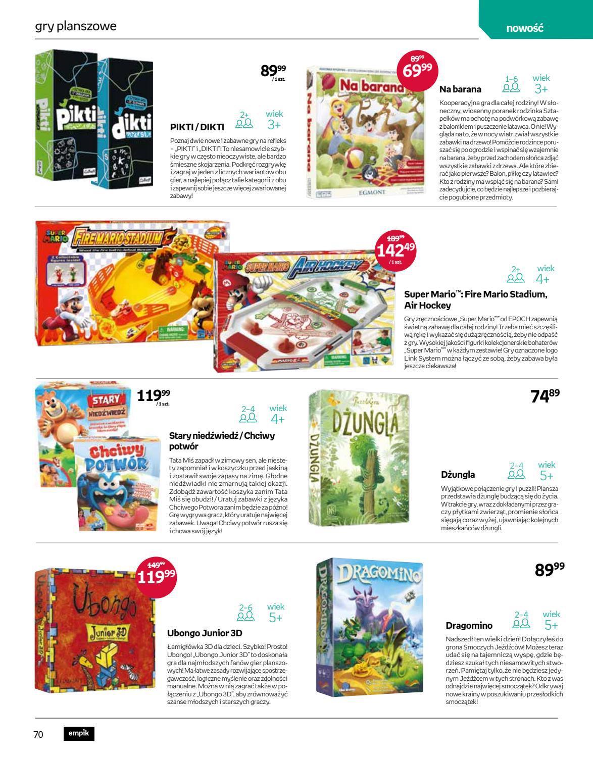 Gazetka promocyjna empik str. 70