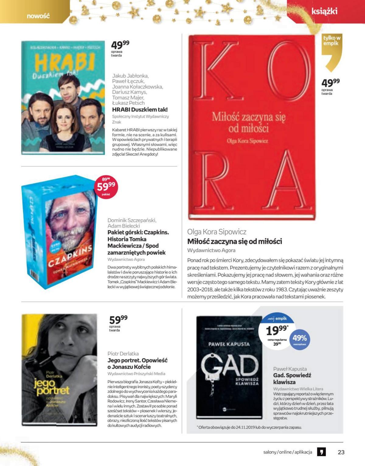 Gazetka promocyjna empik str. 23