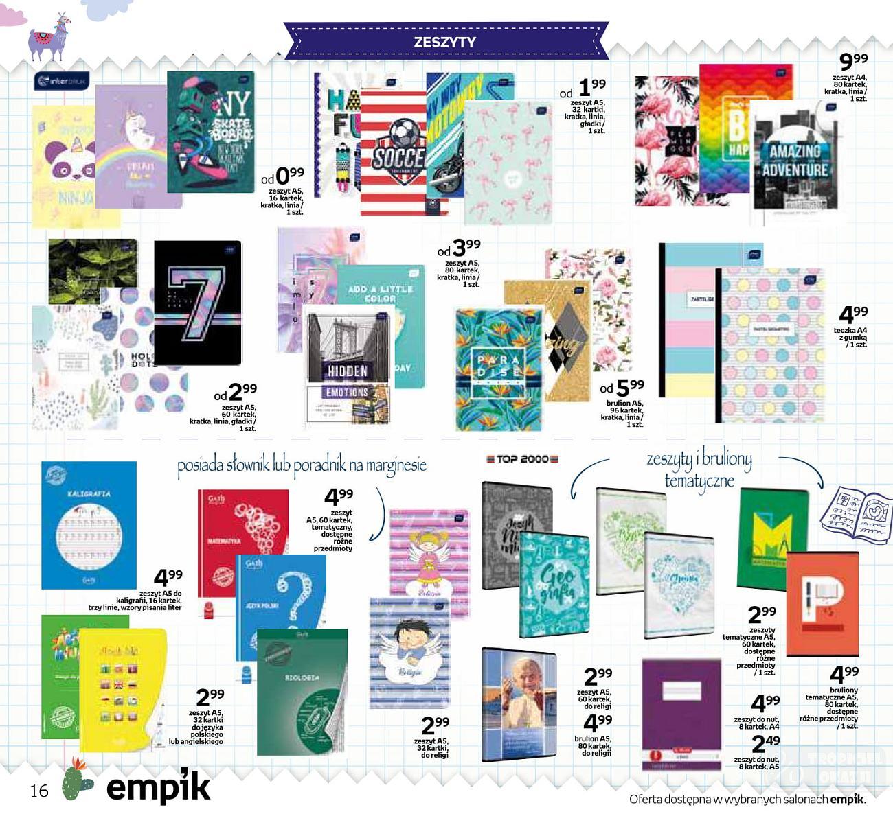 Gazetka promocyjna empik str. 16