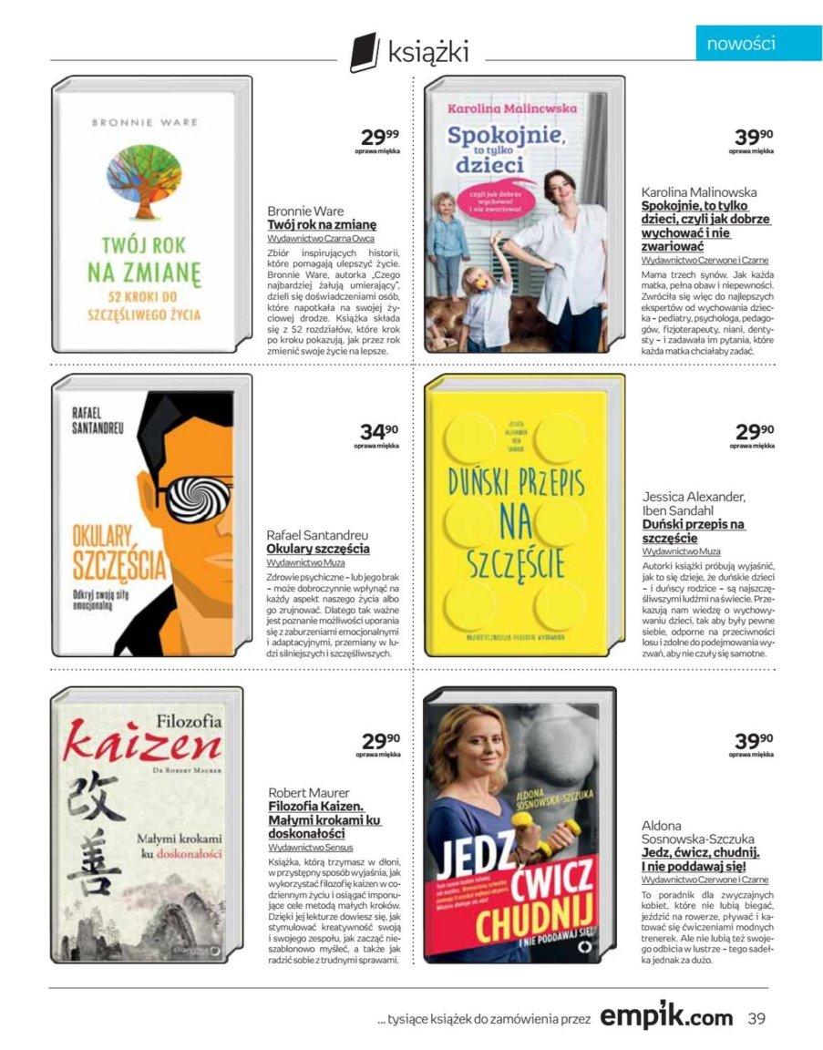 Gazetka promocyjna empik str. 39