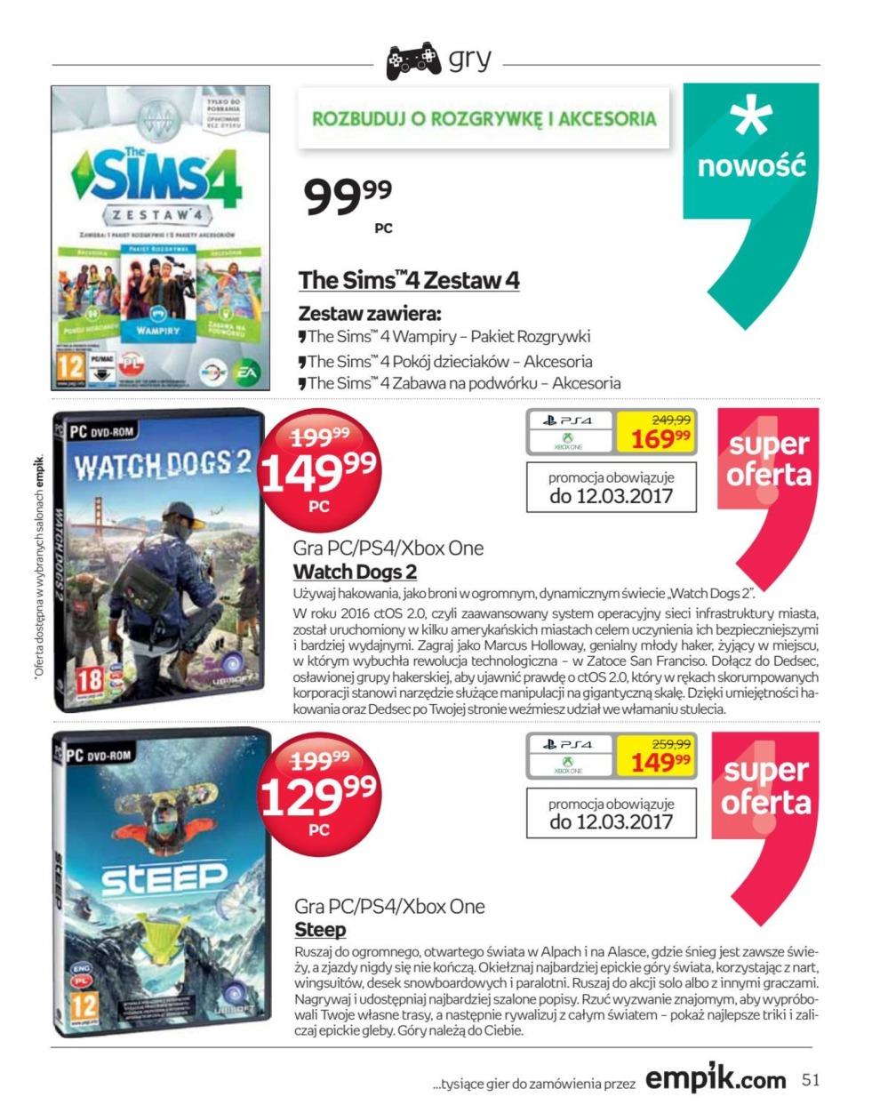 Gazetka promocyjna empik str. 51