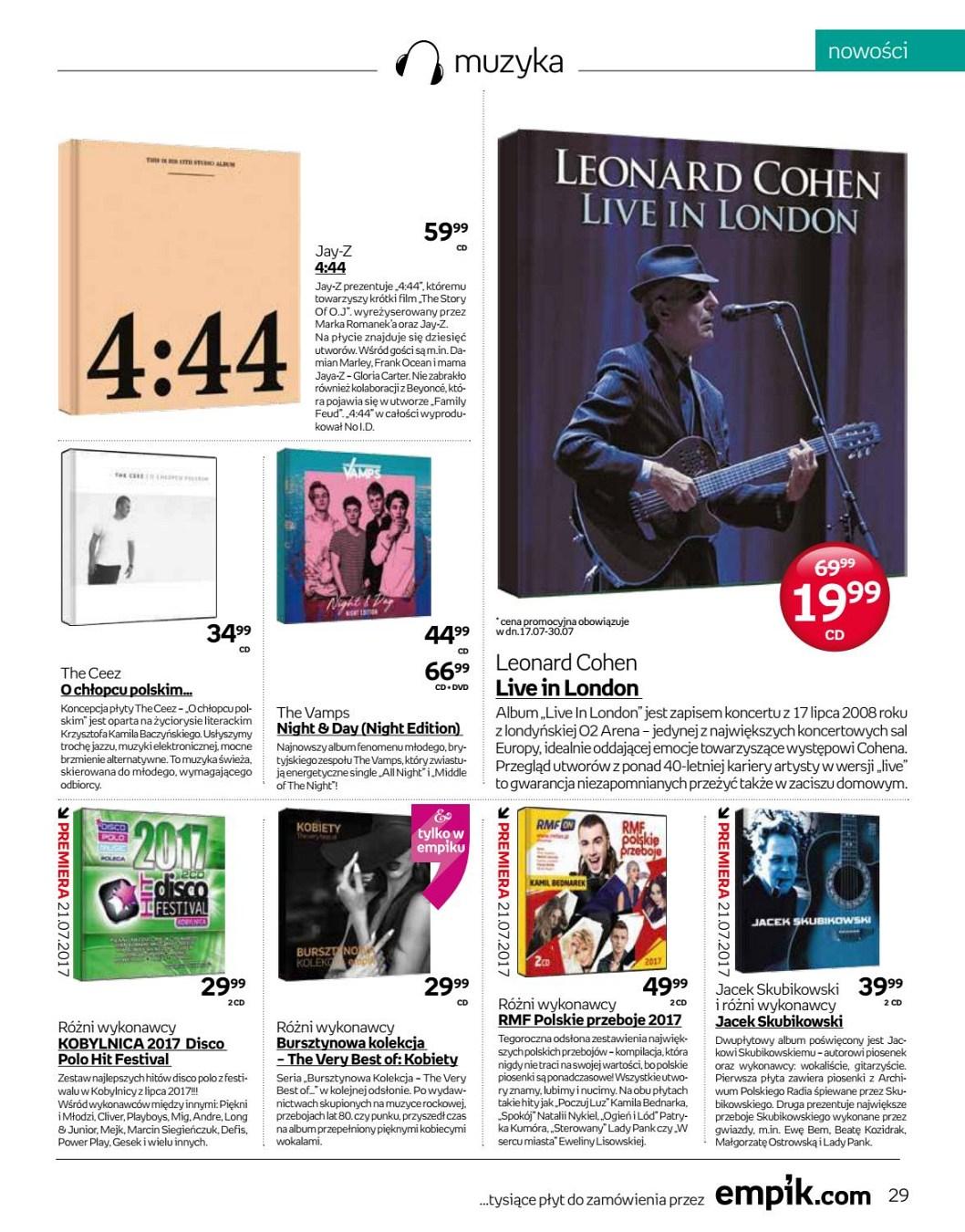 Gazetka promocyjna empik str. 29