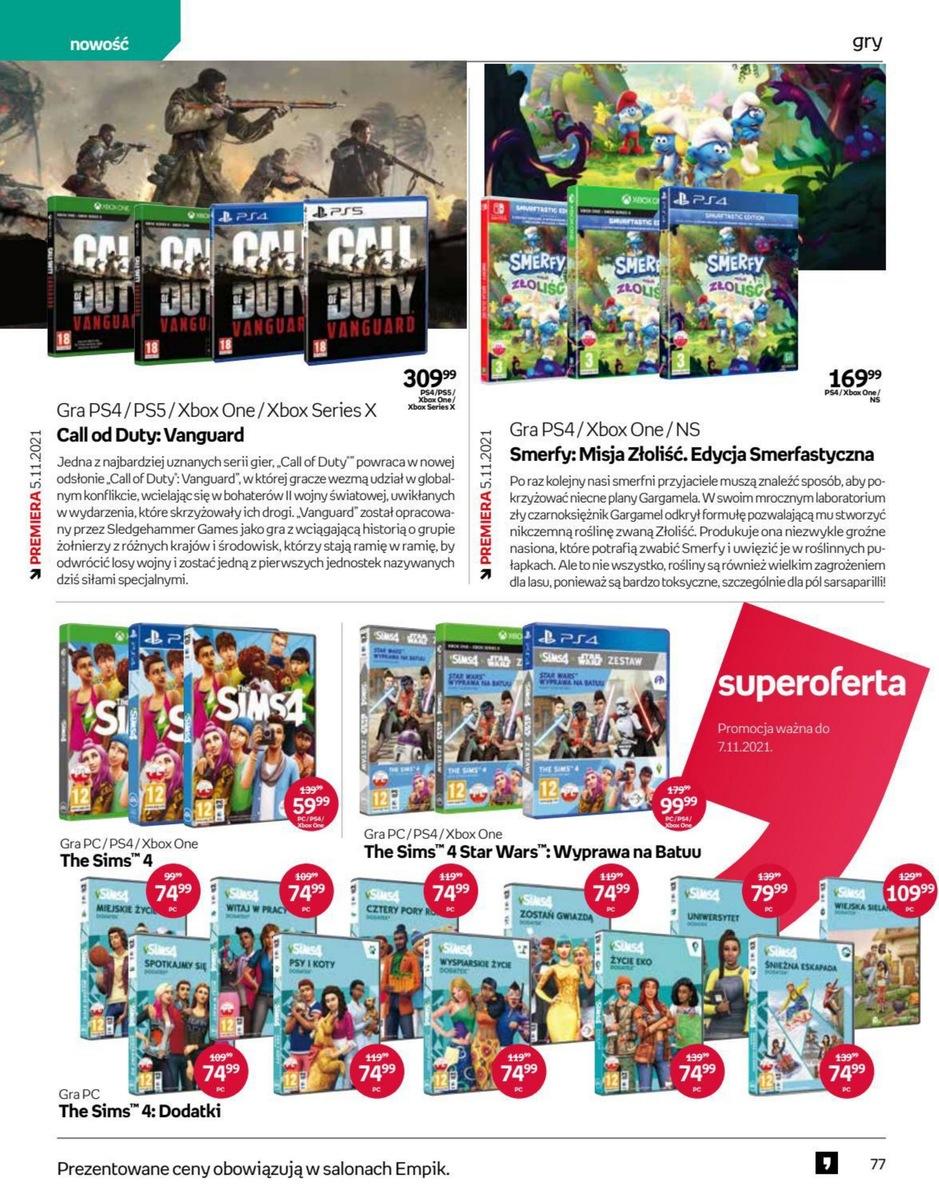 Gazetka promocyjna empik str. 77