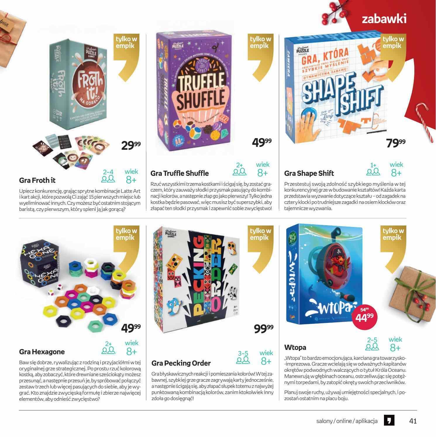 Gazetka promocyjna empik str. 41