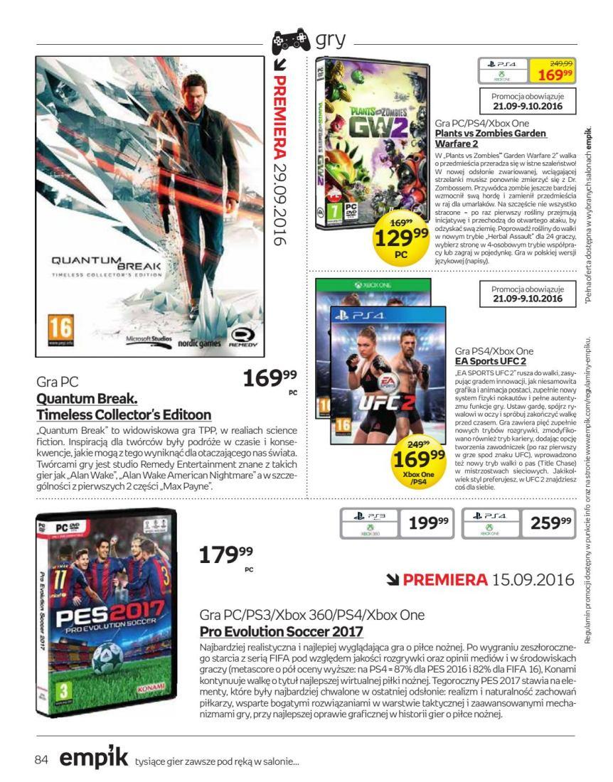 Gazetka promocyjna empik str. 84