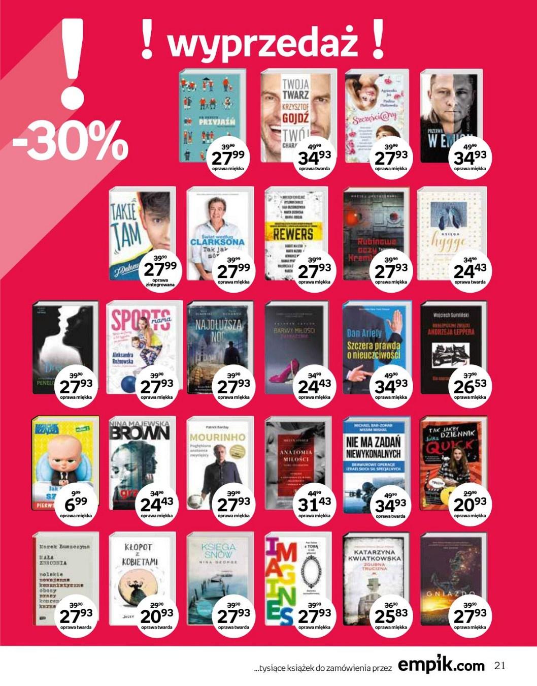 Gazetka promocyjna empik str. 21