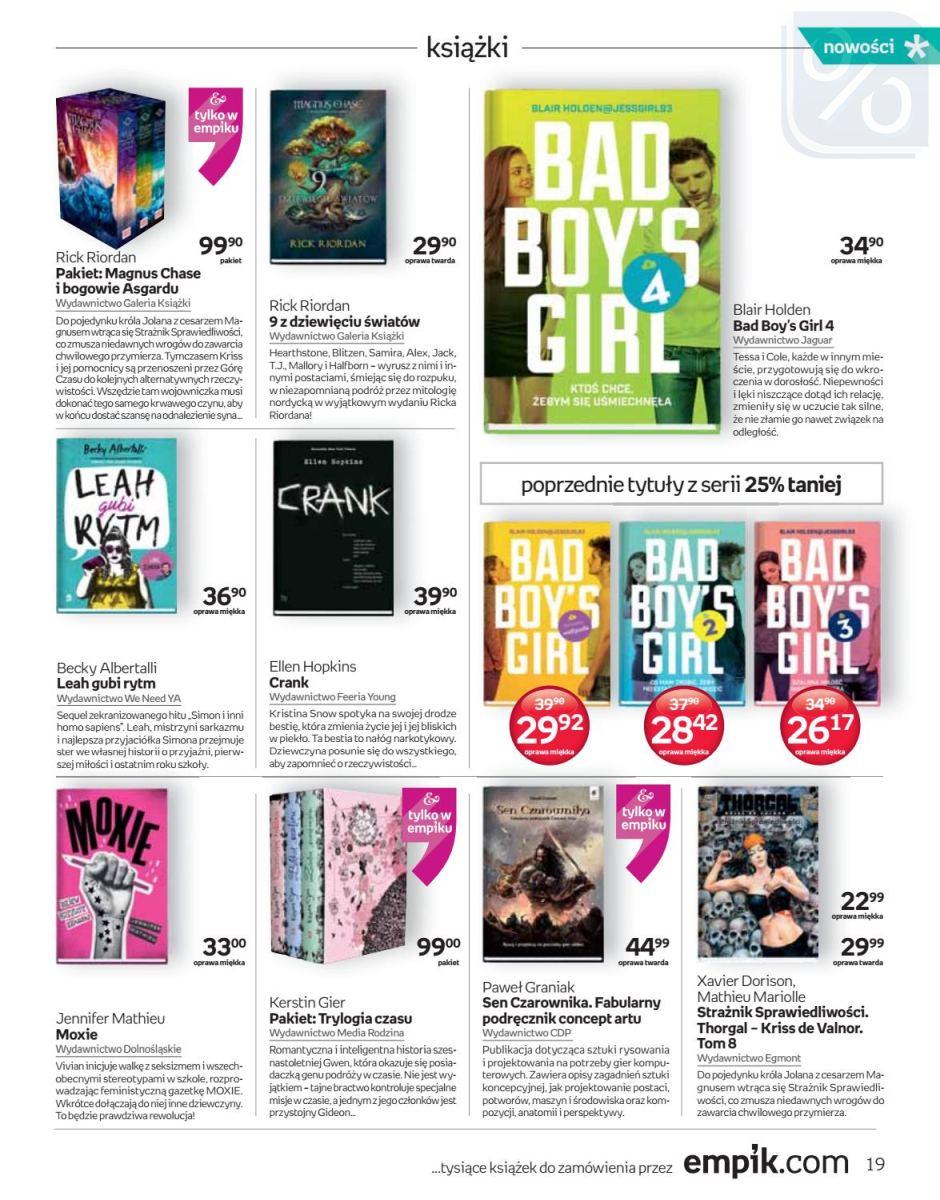 Gazetka promocyjna empik str. 19