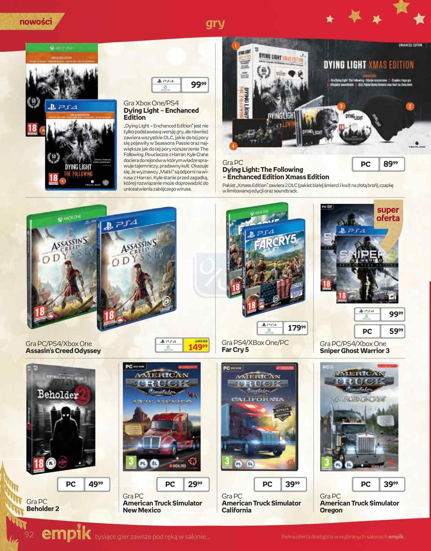 Gazetka promocyjna empik str. 92