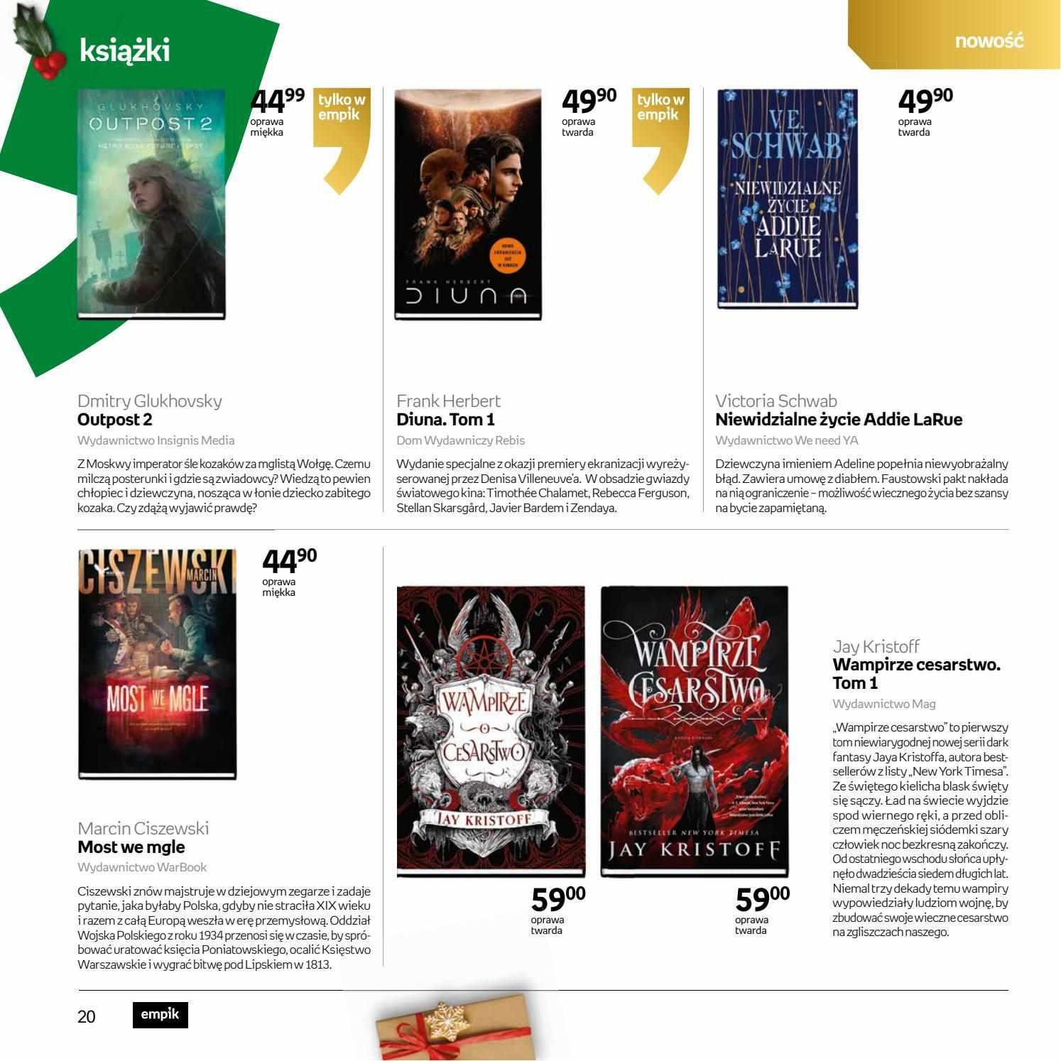 Gazetka promocyjna empik str. 20