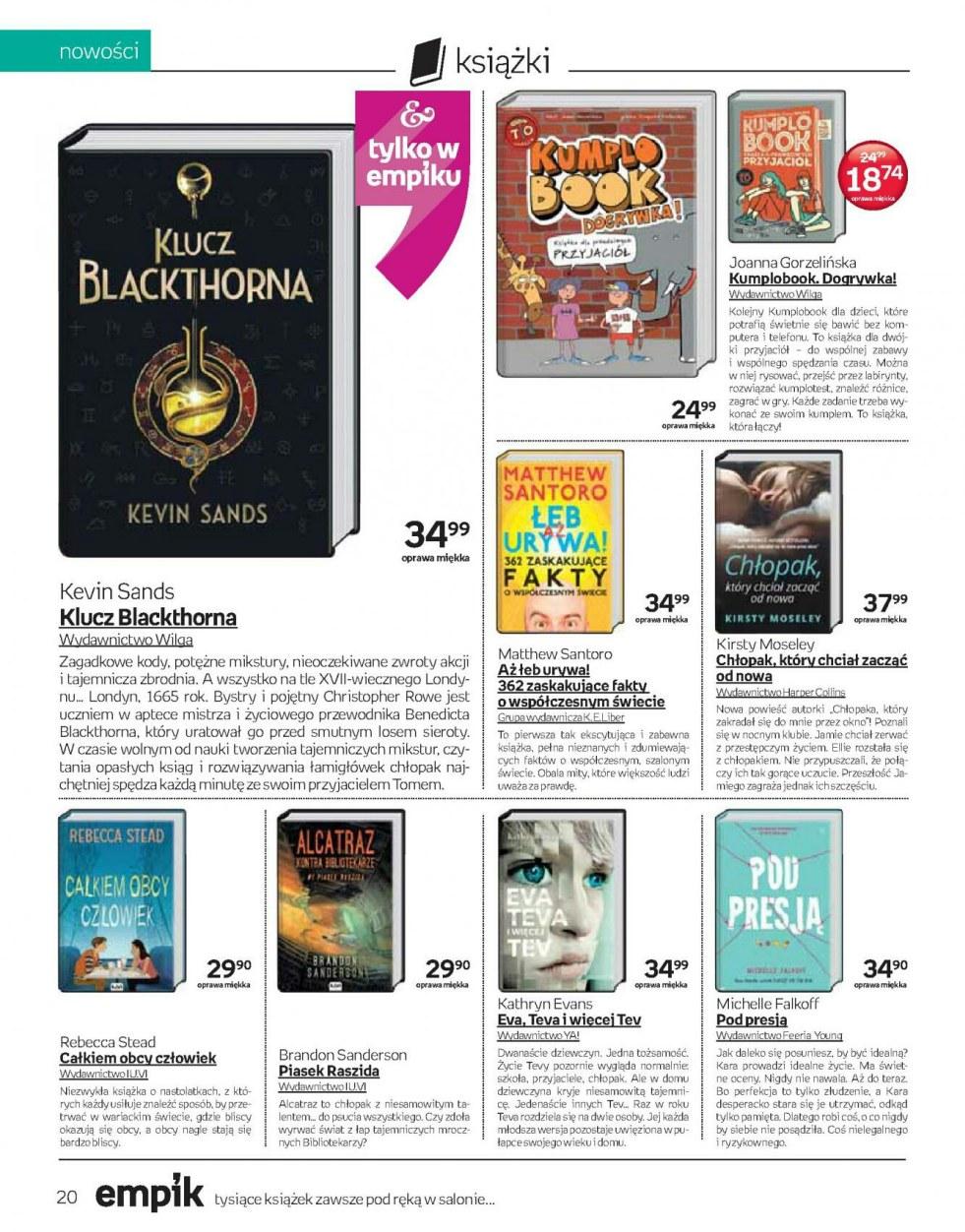 Gazetka promocyjna empik str. 20