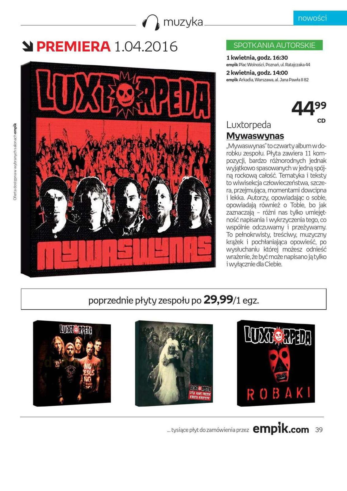 Gazetka promocyjna empik str. 39