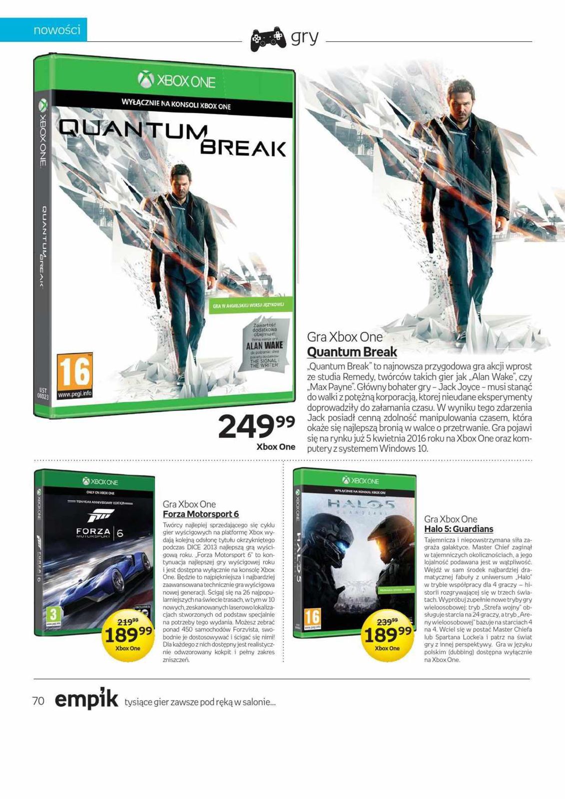 Gazetka promocyjna empik str. 70