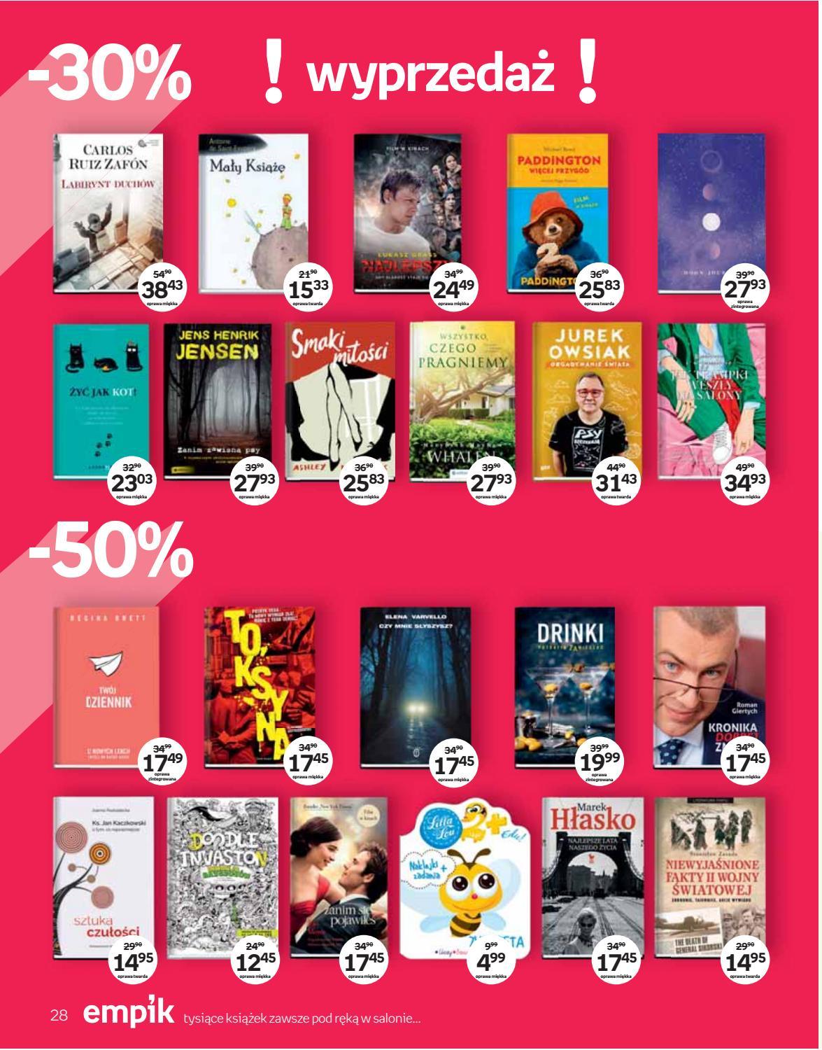 Gazetka promocyjna empik str. 28