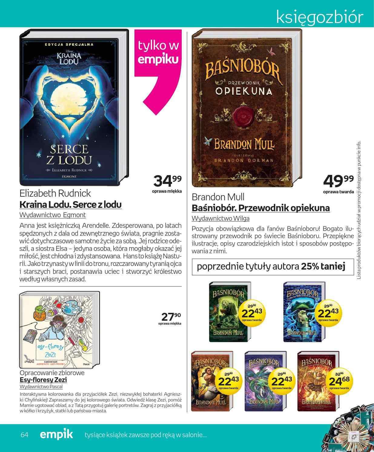 Gazetka promocyjna empik str. 64