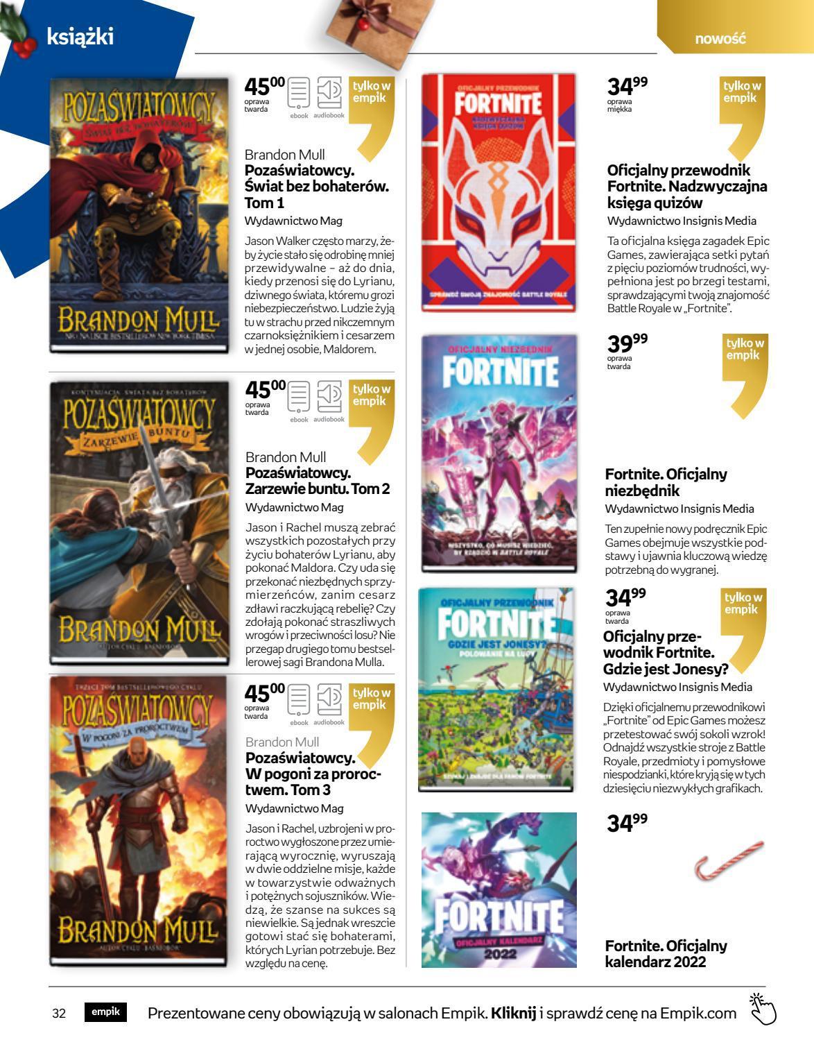 Gazetka promocyjna empik str. 32