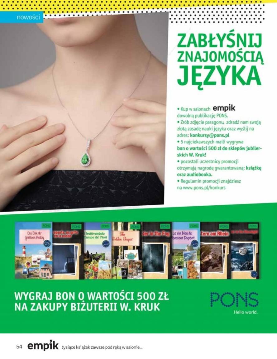 Gazetka promocyjna empik str. 54