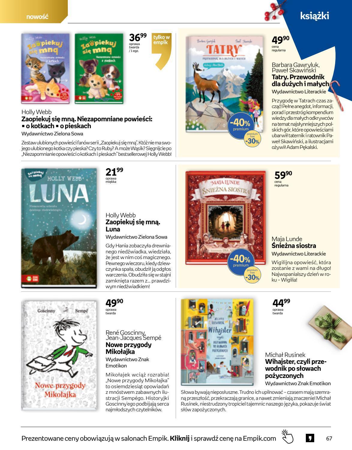 Gazetka promocyjna empik str. 67