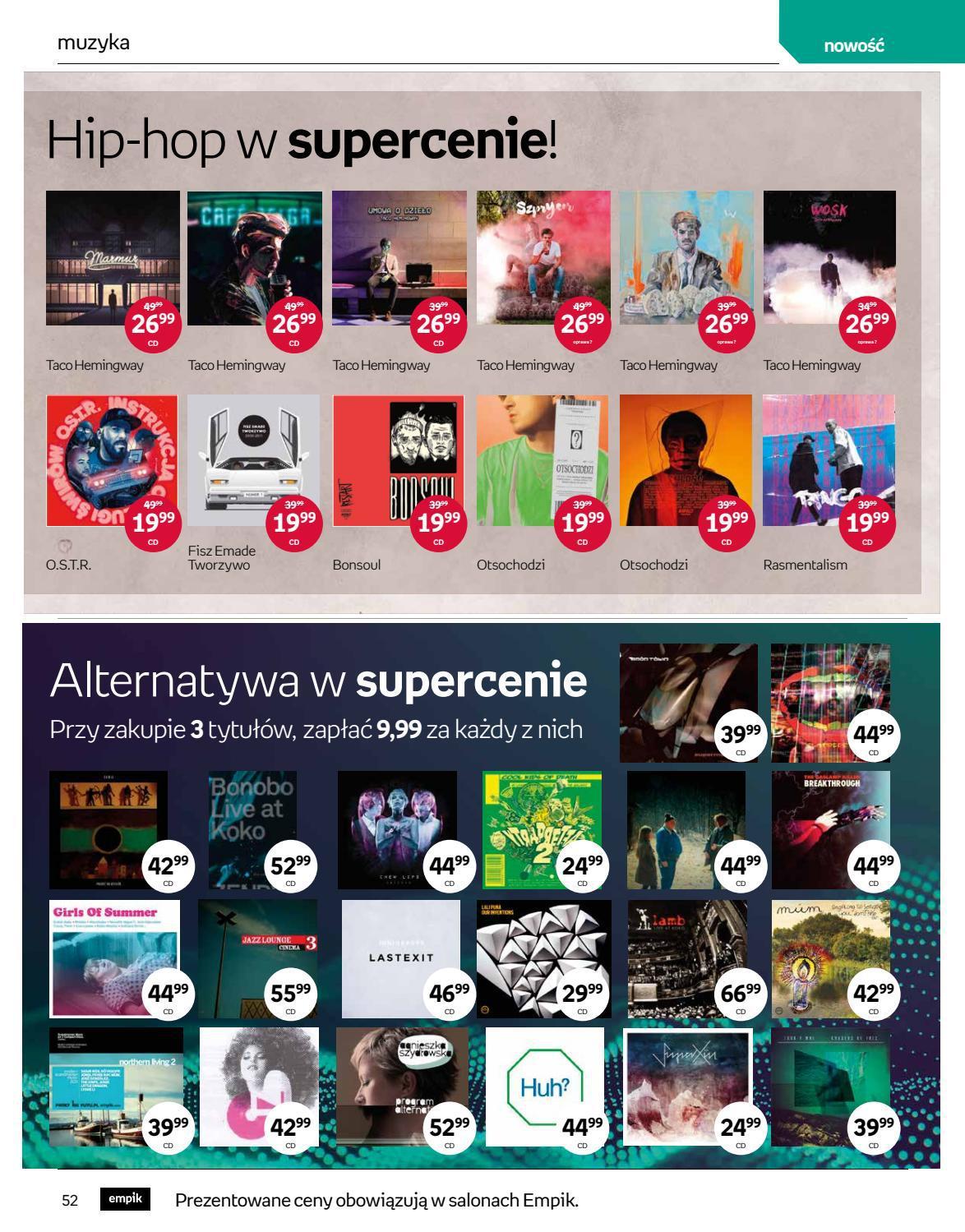 Gazetka promocyjna empik str. 52