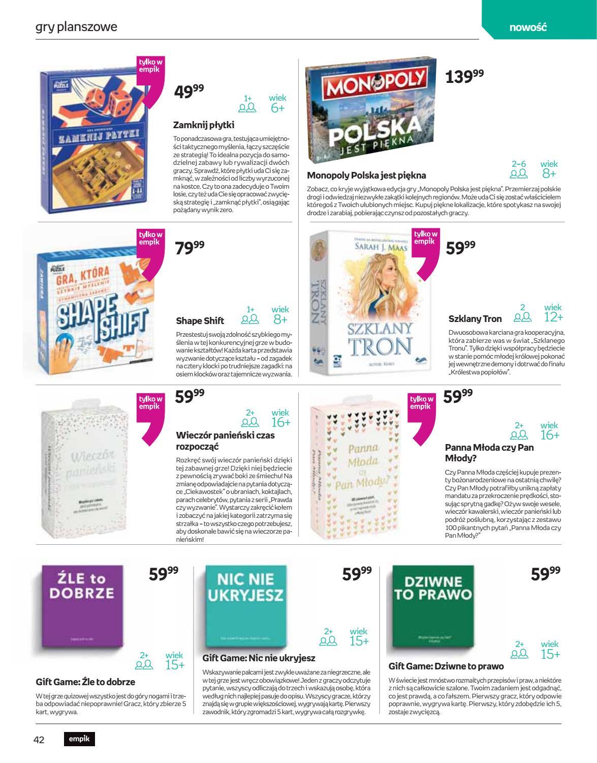 Gazetka promocyjna empik str. 42