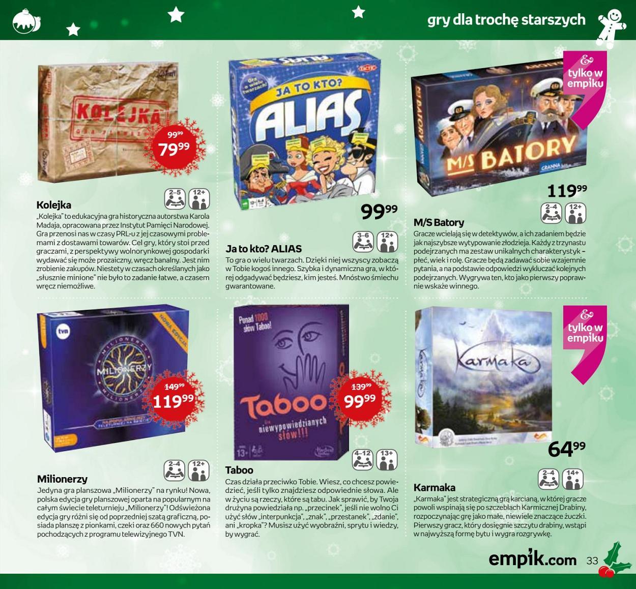 Gazetka promocyjna empik str. 33