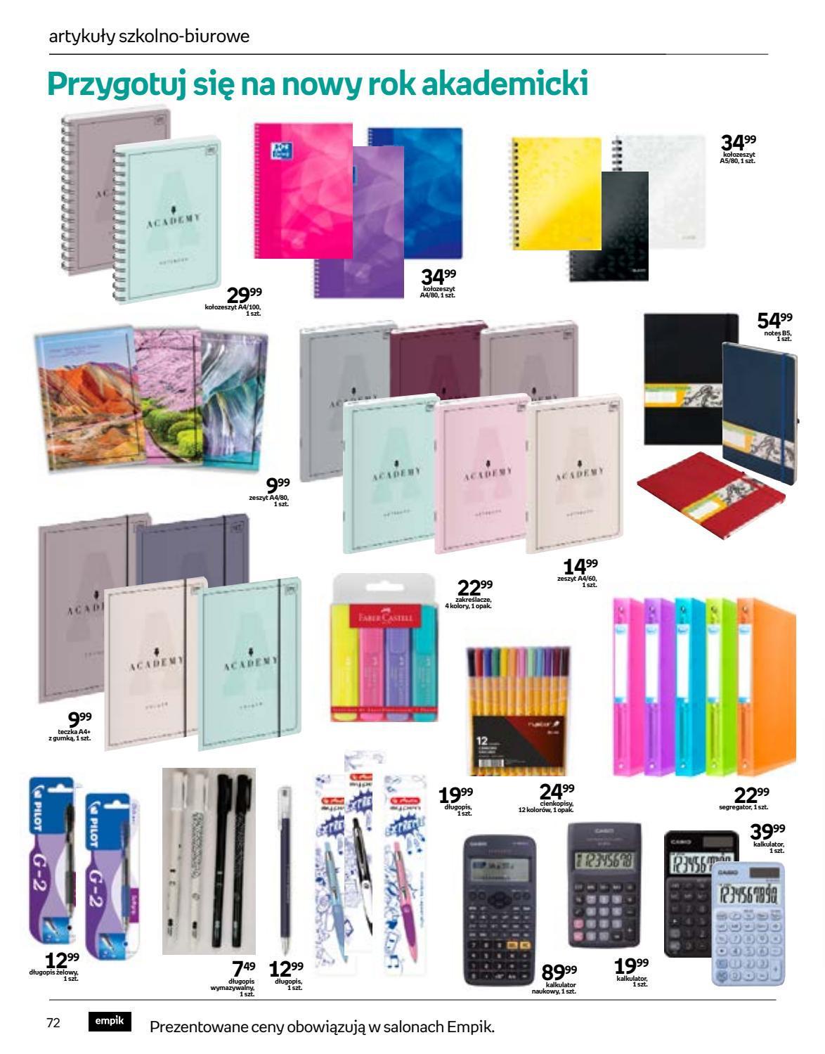 Gazetka promocyjna empik str. 72
