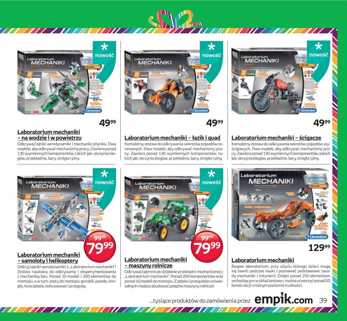 Gazetka promocyjna empik str. 39
