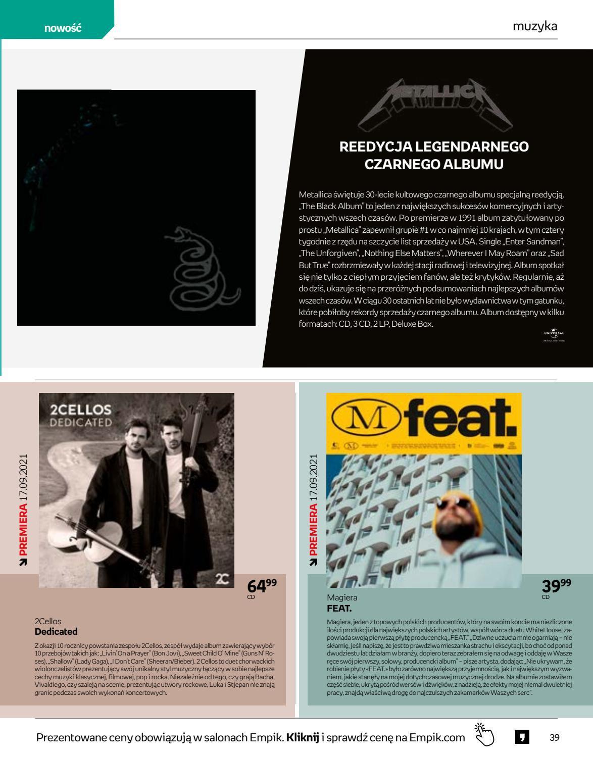 Gazetka promocyjna empik str. 39