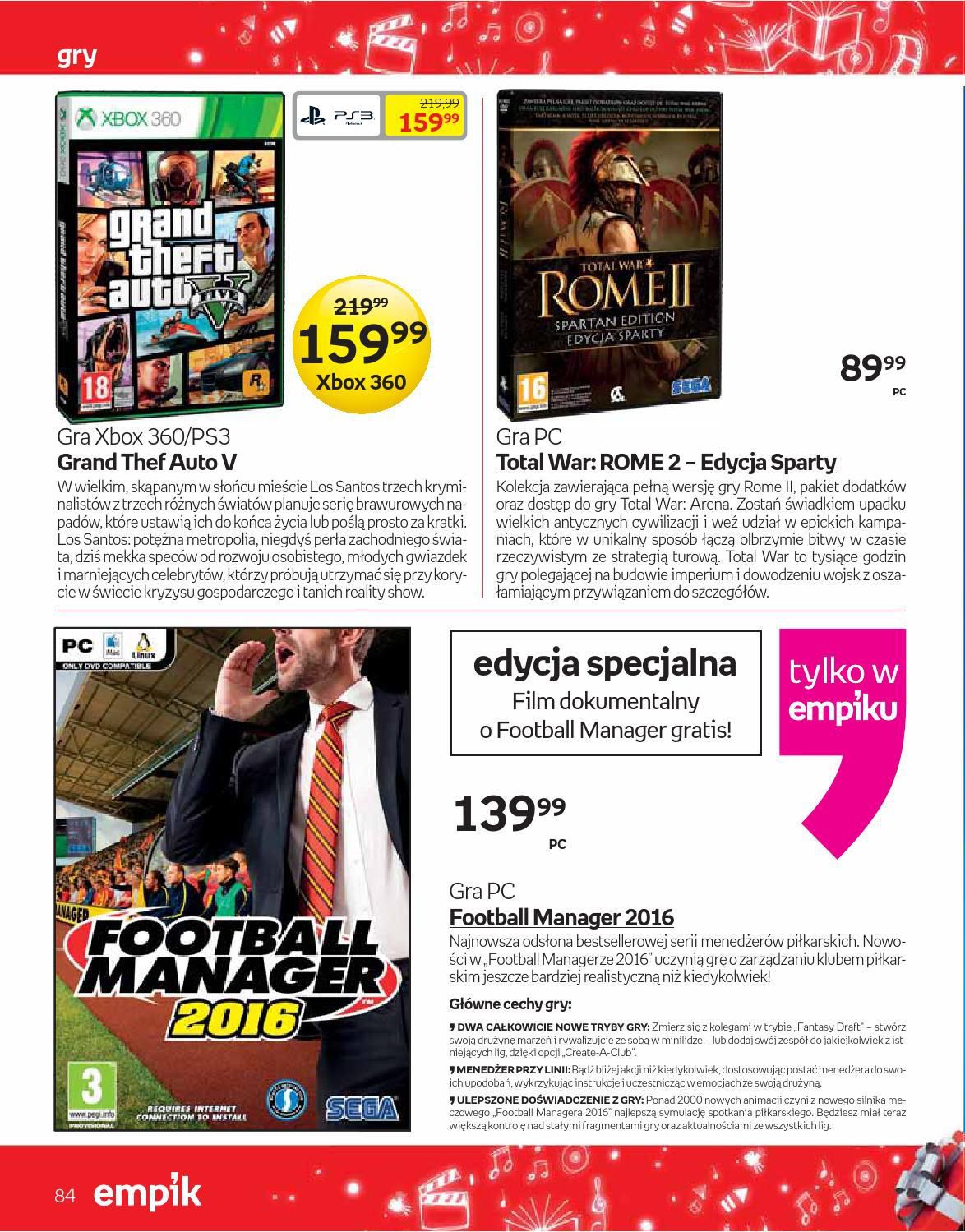Gazetka promocyjna empik str. 84