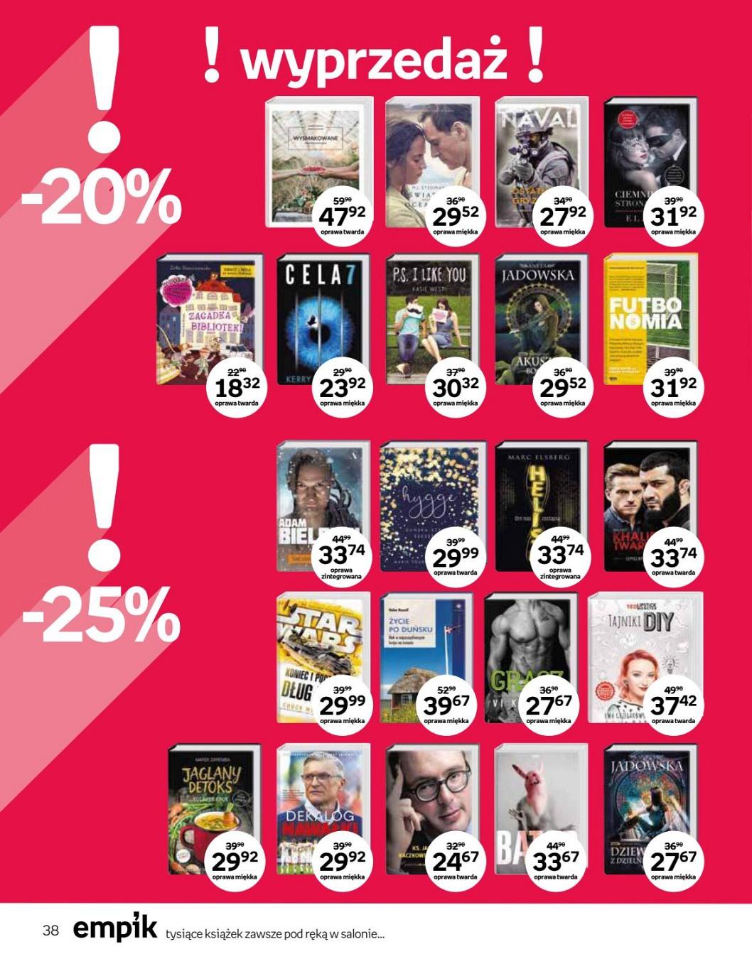 Gazetka promocyjna empik str. 38