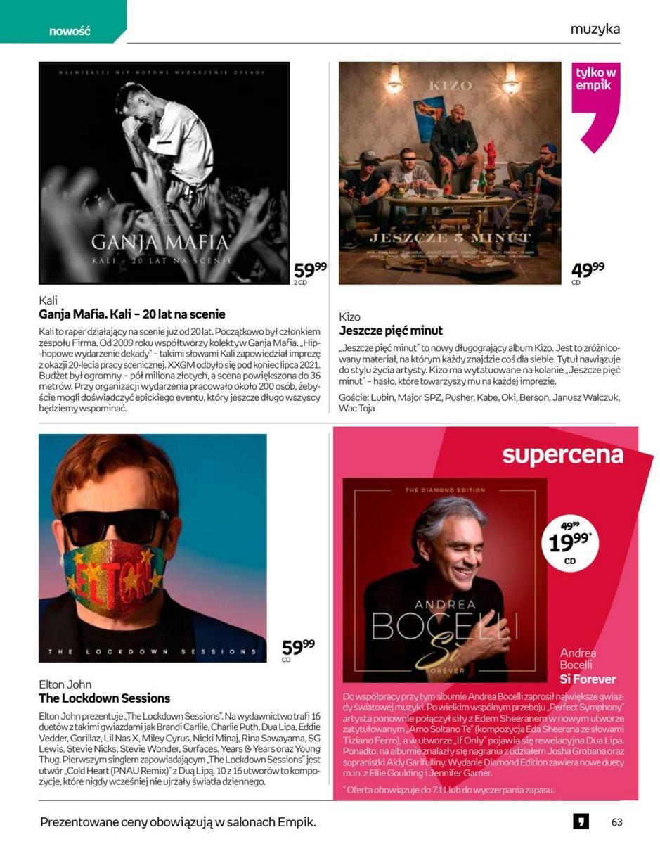 Gazetka promocyjna empik str. 63