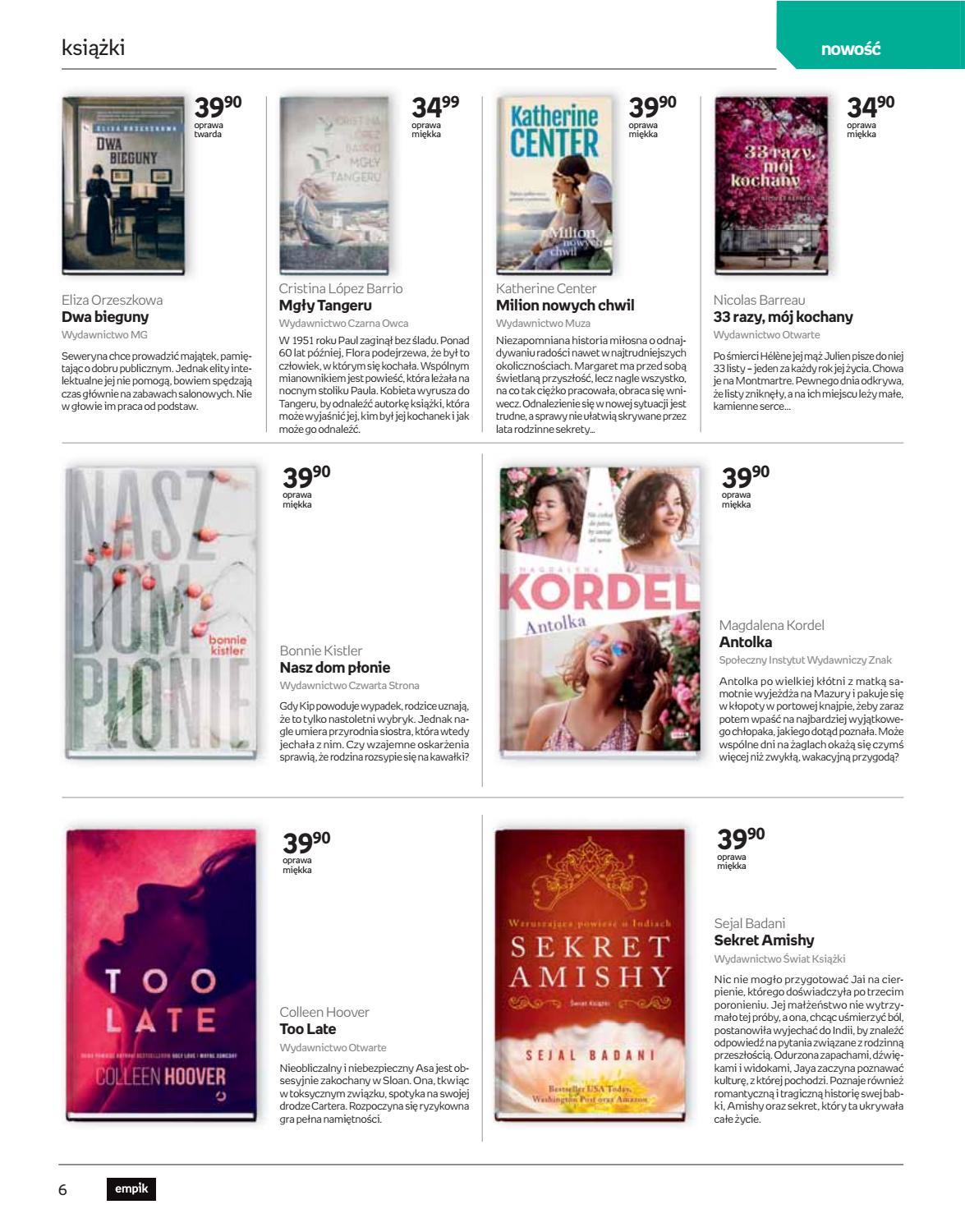 Gazetka promocyjna empik str. 6