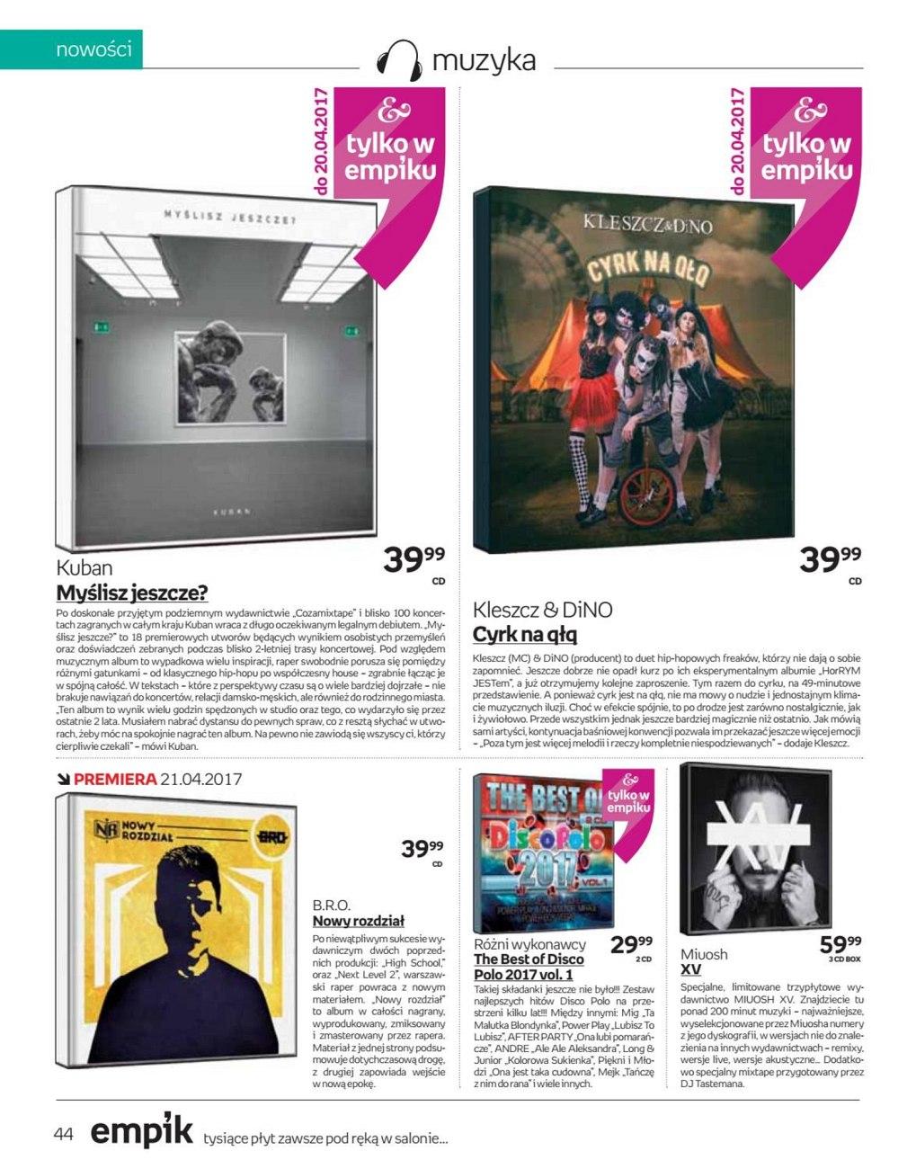 Gazetka promocyjna empik str. 44