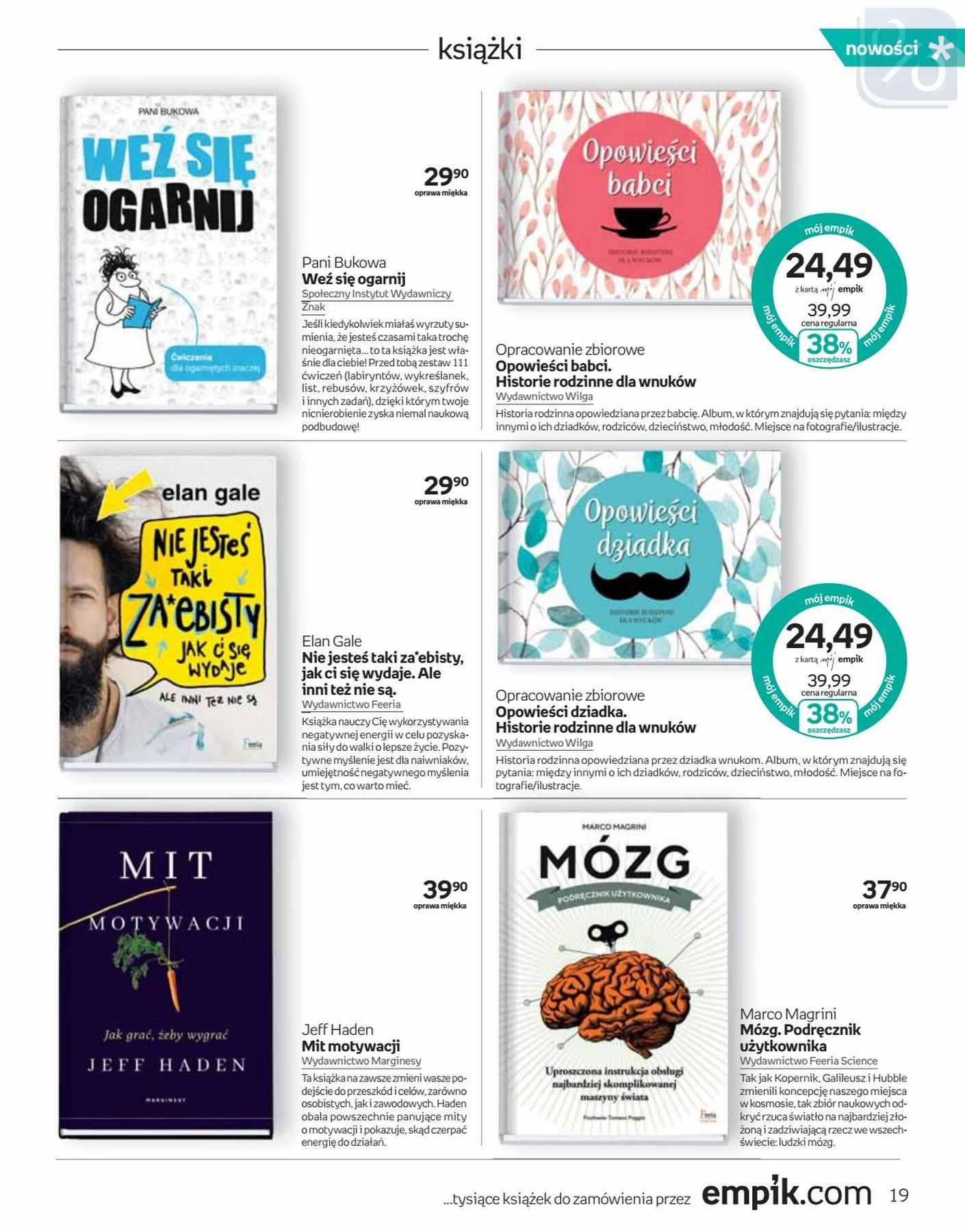 Gazetka promocyjna empik str. 19