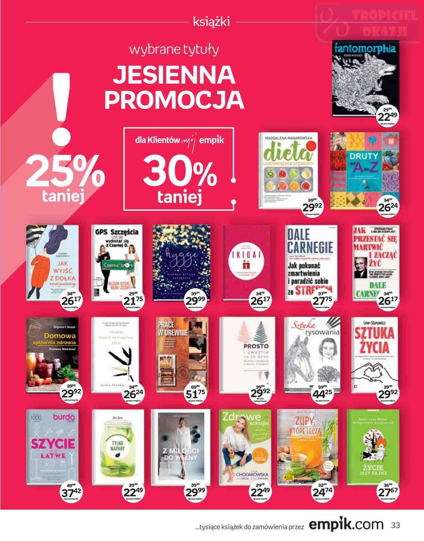 Gazetka promocyjna empik str. 33