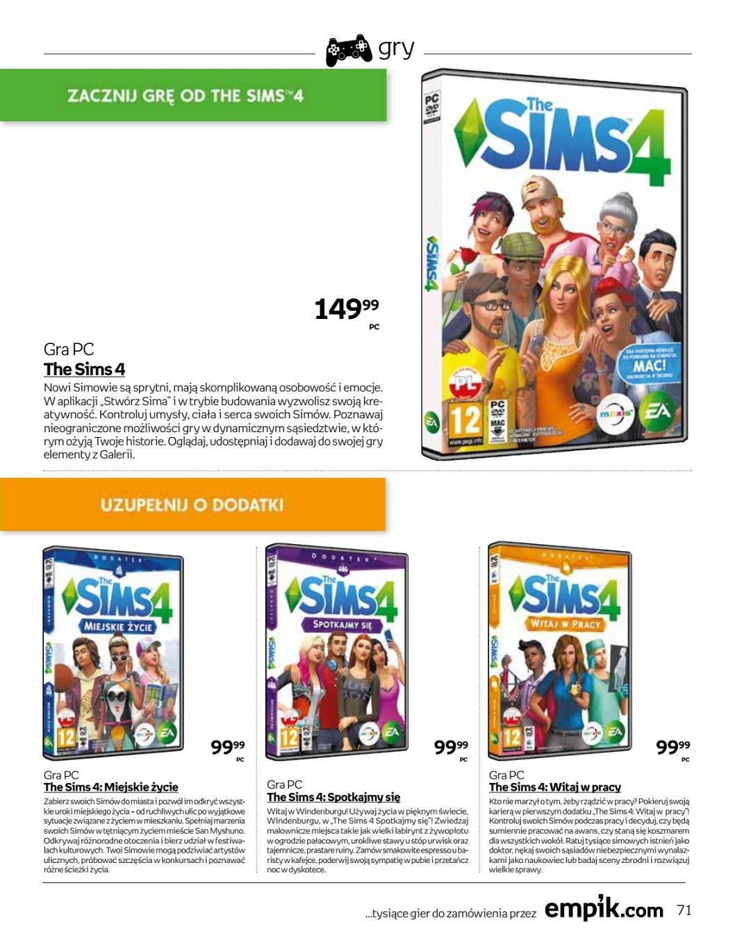 Gazetka promocyjna empik str. 71