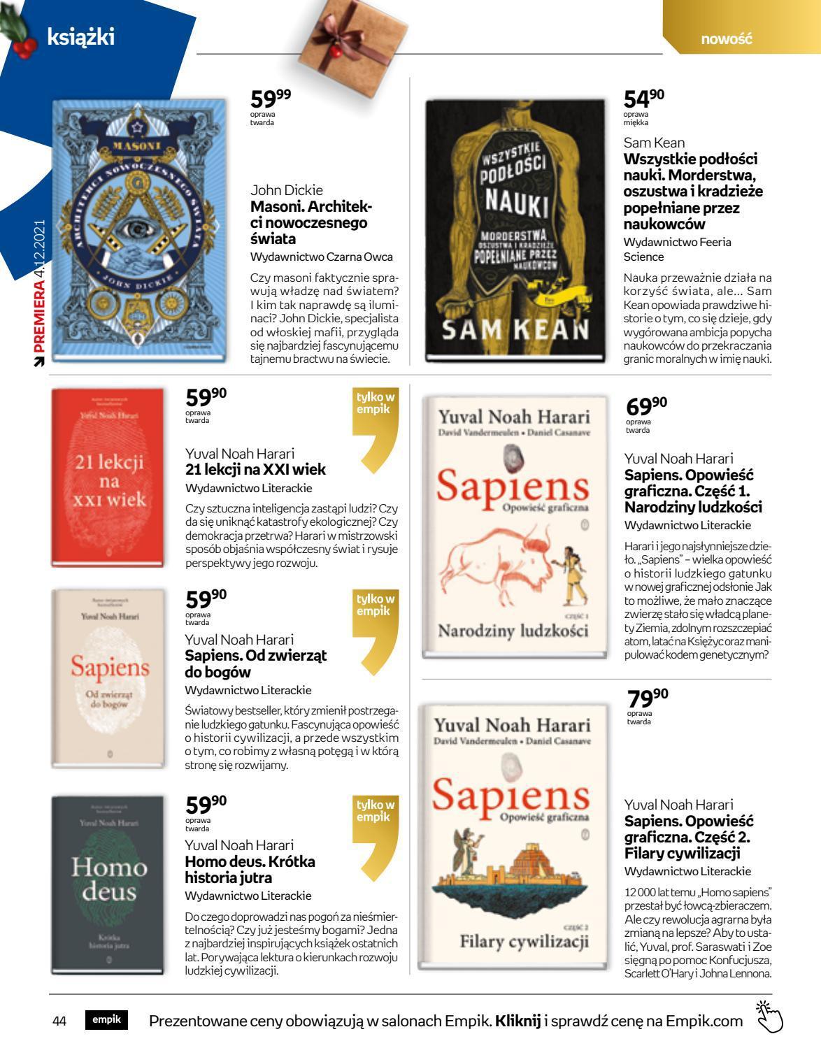 Gazetka promocyjna empik str. 44