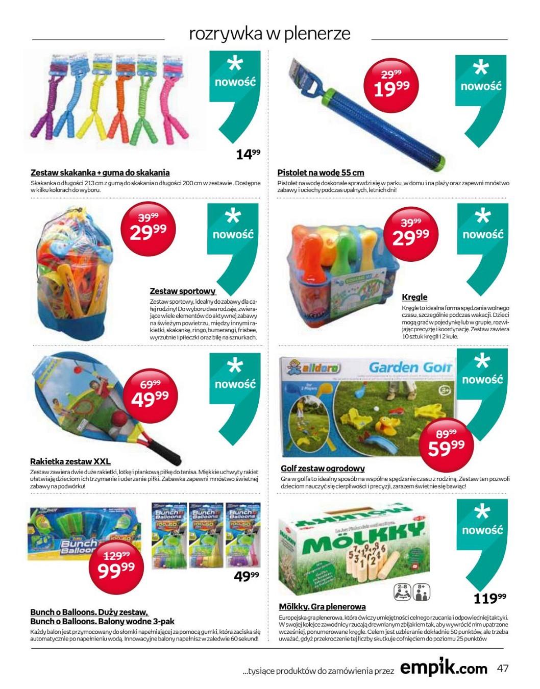 Gazetka promocyjna empik str. 47