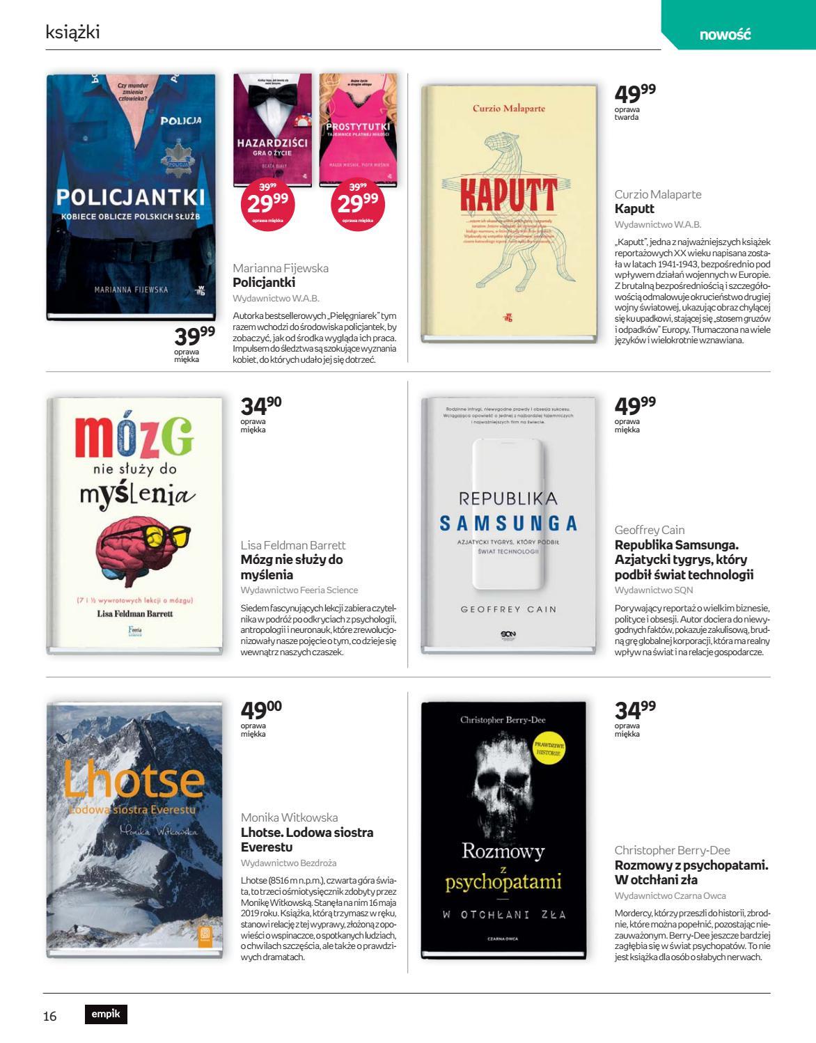 Gazetka promocyjna empik str. 16