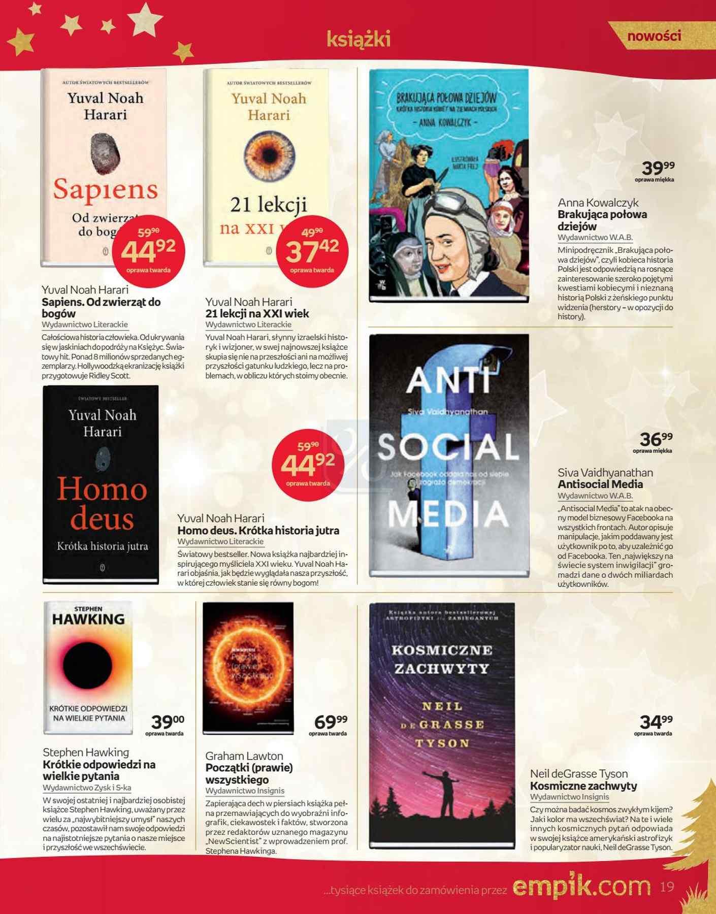 Gazetka promocyjna empik str. 19