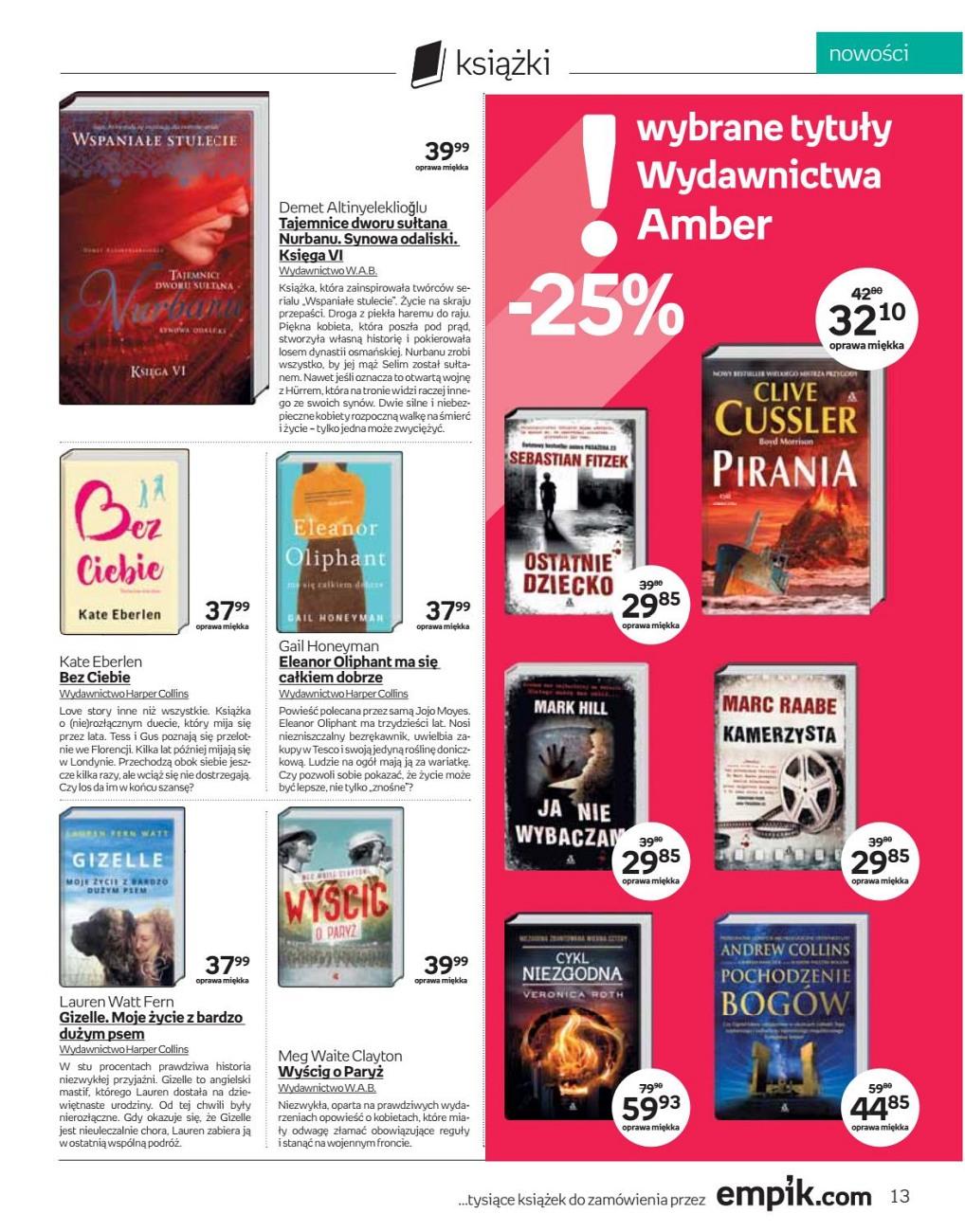 Gazetka promocyjna empik str. 13