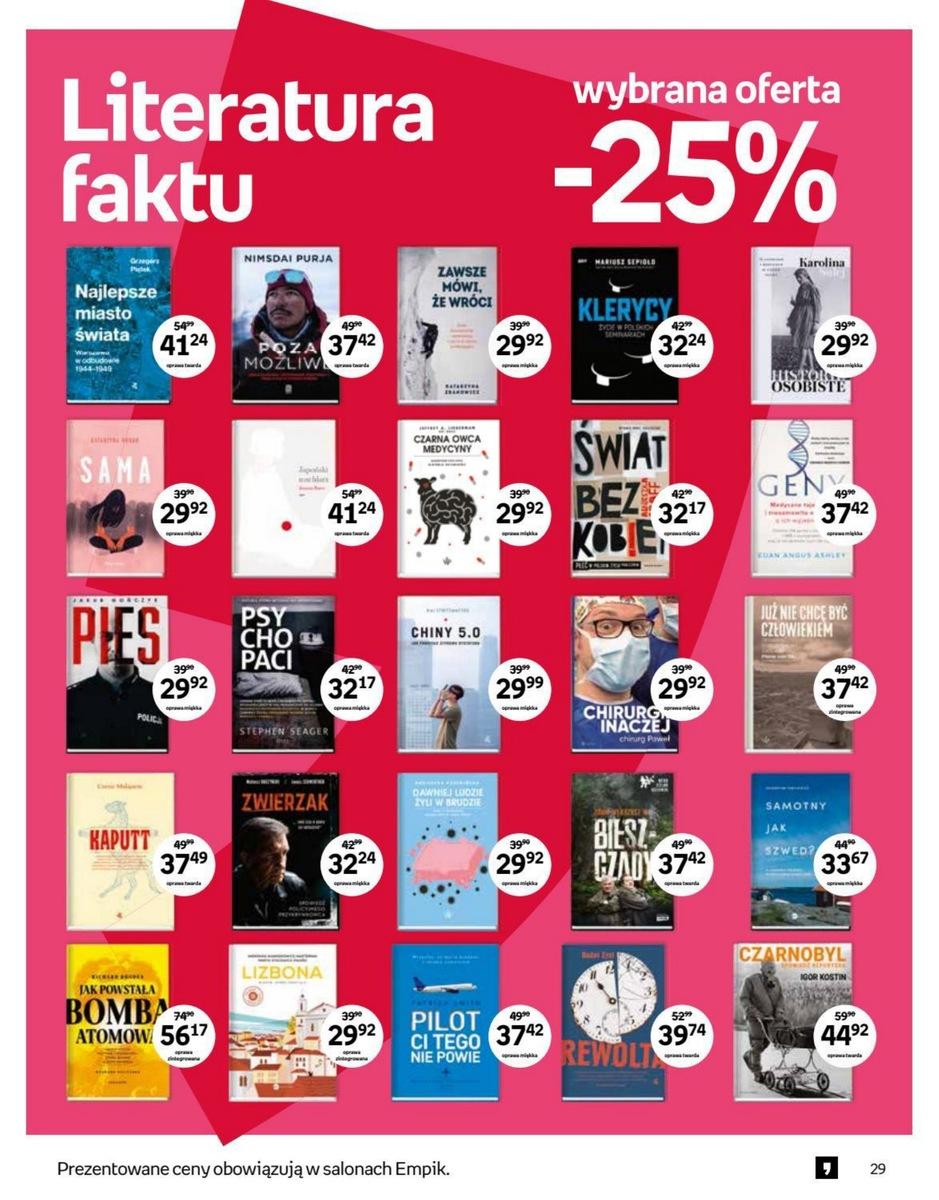 Gazetka promocyjna empik str. 29