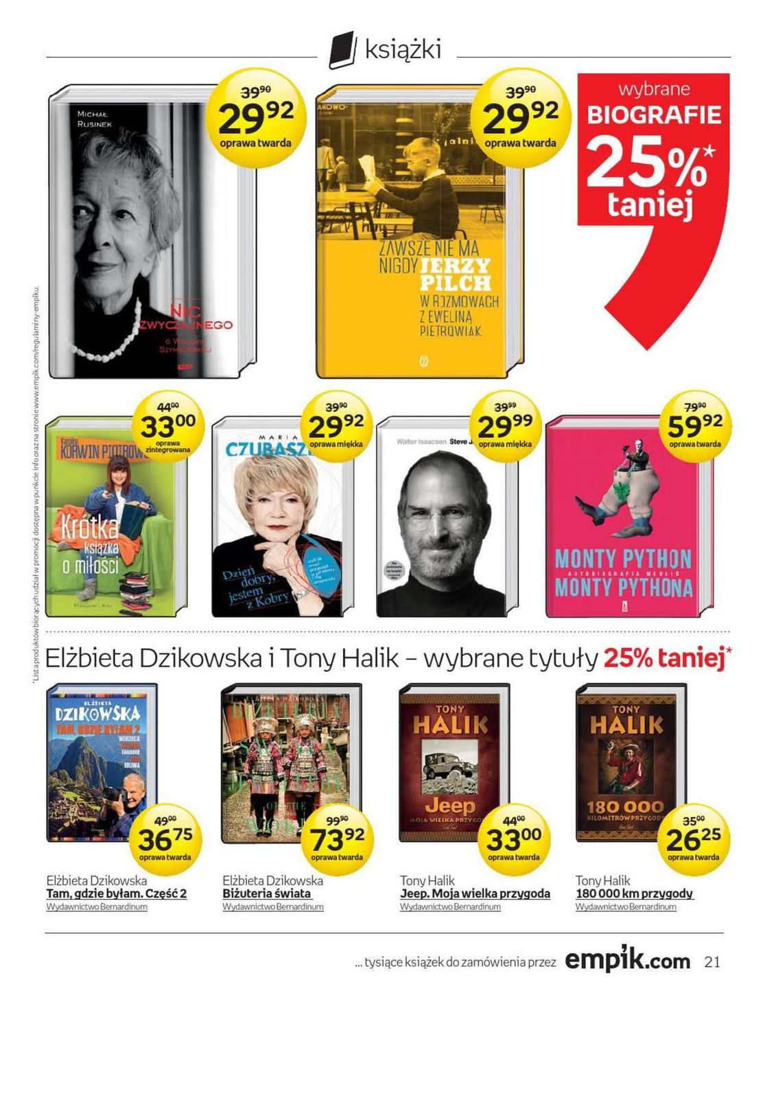Gazetka promocyjna empik str. 21