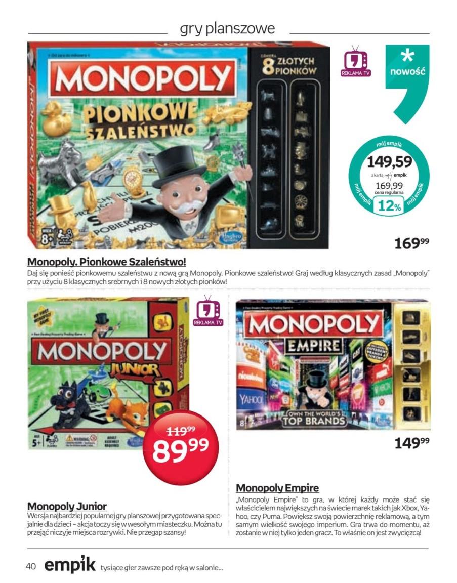 Gazetka promocyjna empik str. 40
