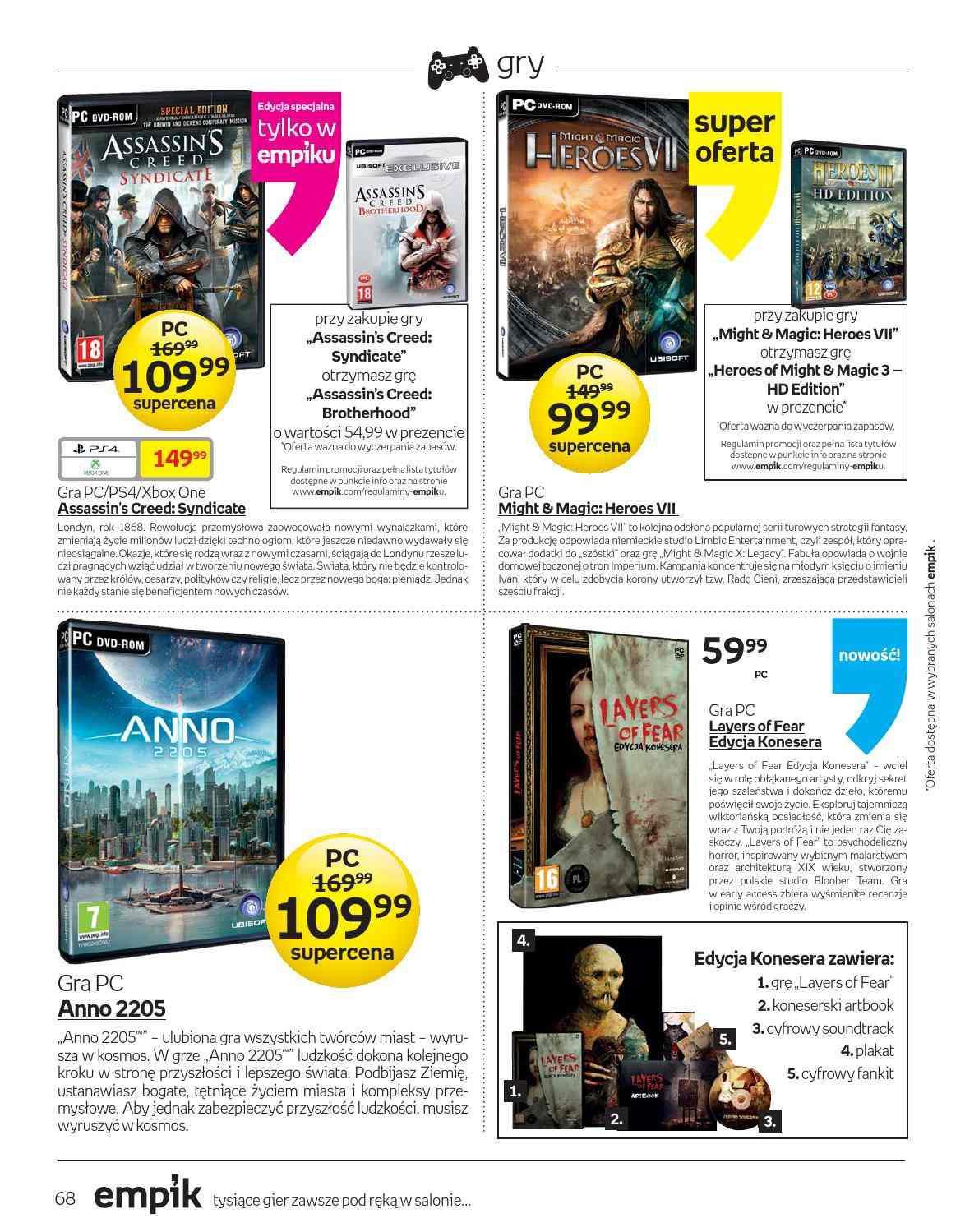 Gazetka promocyjna empik str. 68