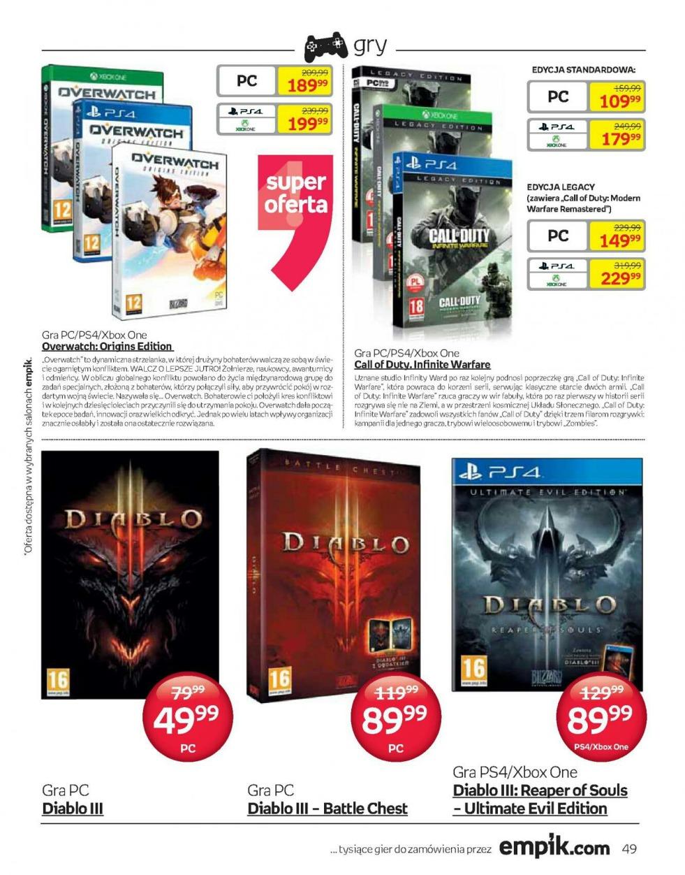 Gazetka promocyjna empik str. 49